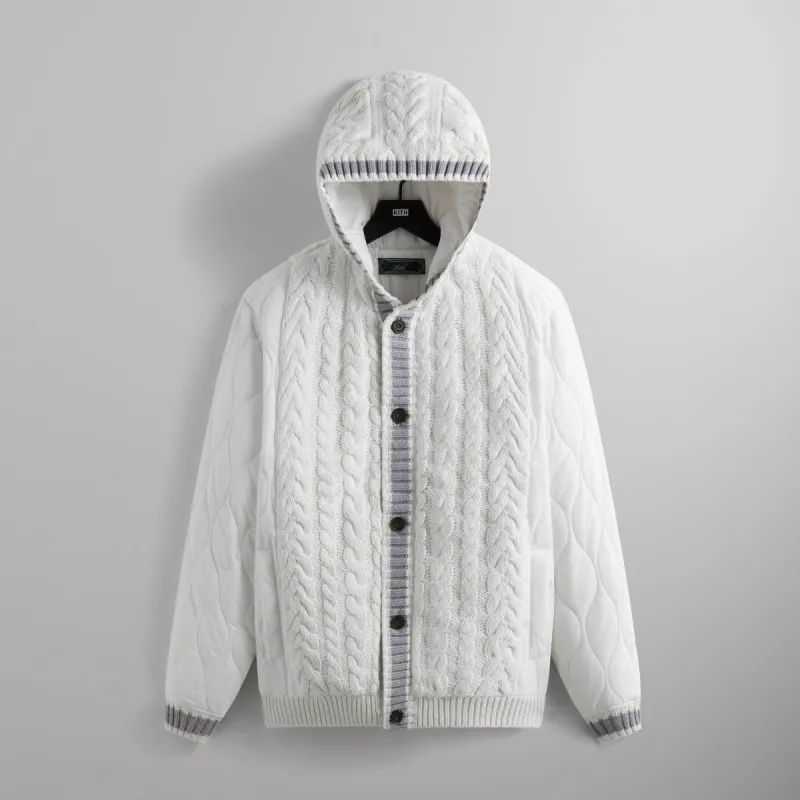 Kith Hewitt Combo Knit Jacket - Silk sold by Kith