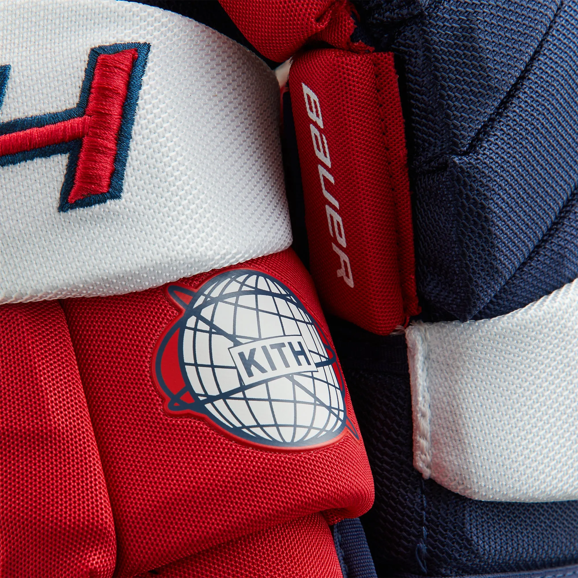 Kith & Bauer for the New York Rangers Vapor Pro Gloves (Intermediate) sold by Kith product image thumbnail 4