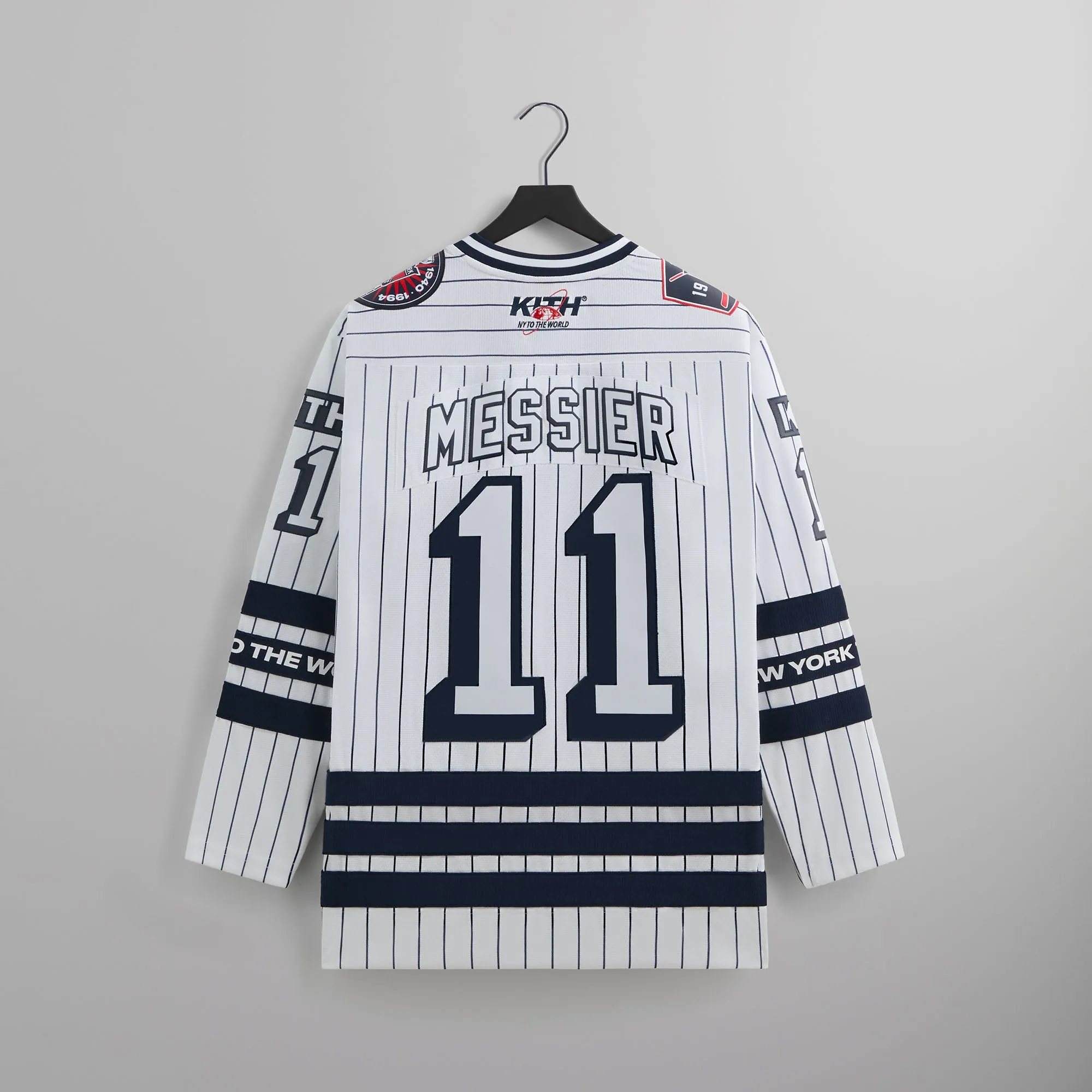 Kith and Mitchell & Ness for the New York Rangers Mark Messier Jersey - White sold by Kith product image thumbnail 5