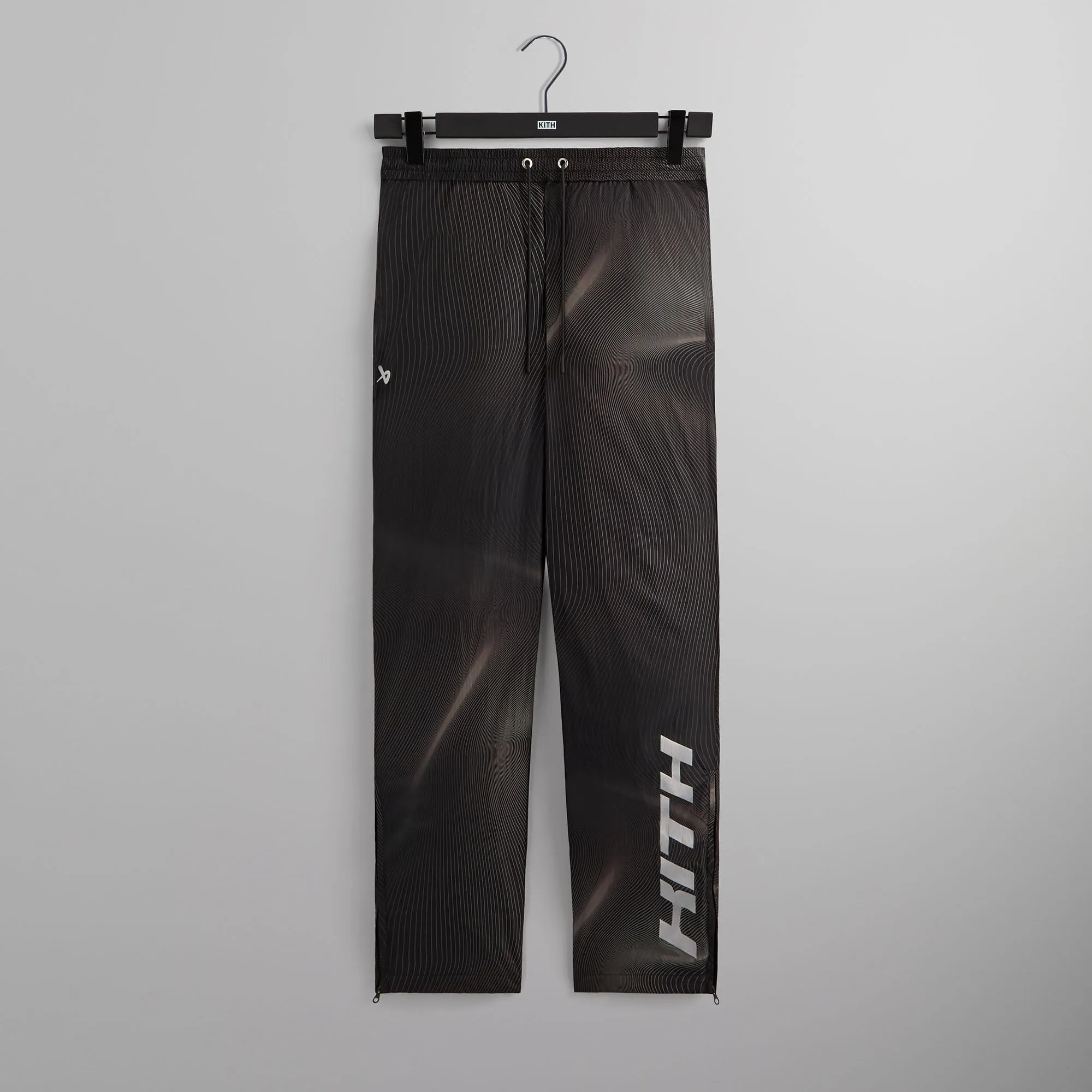 Kith & Bauer for the New York Rangers Nylon Track Pant - Black sold by Kith