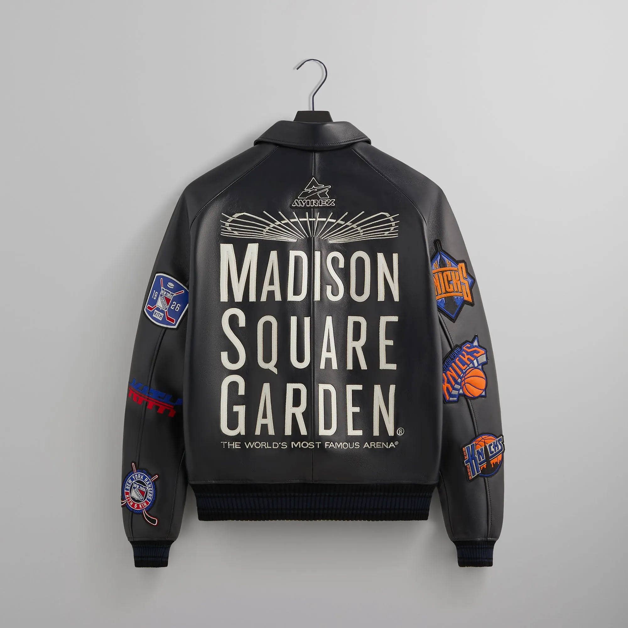 Kith & AVIREX for Madison Square Garden Sports Icon Jacket - Black sold by Kith product image thumbnail 4