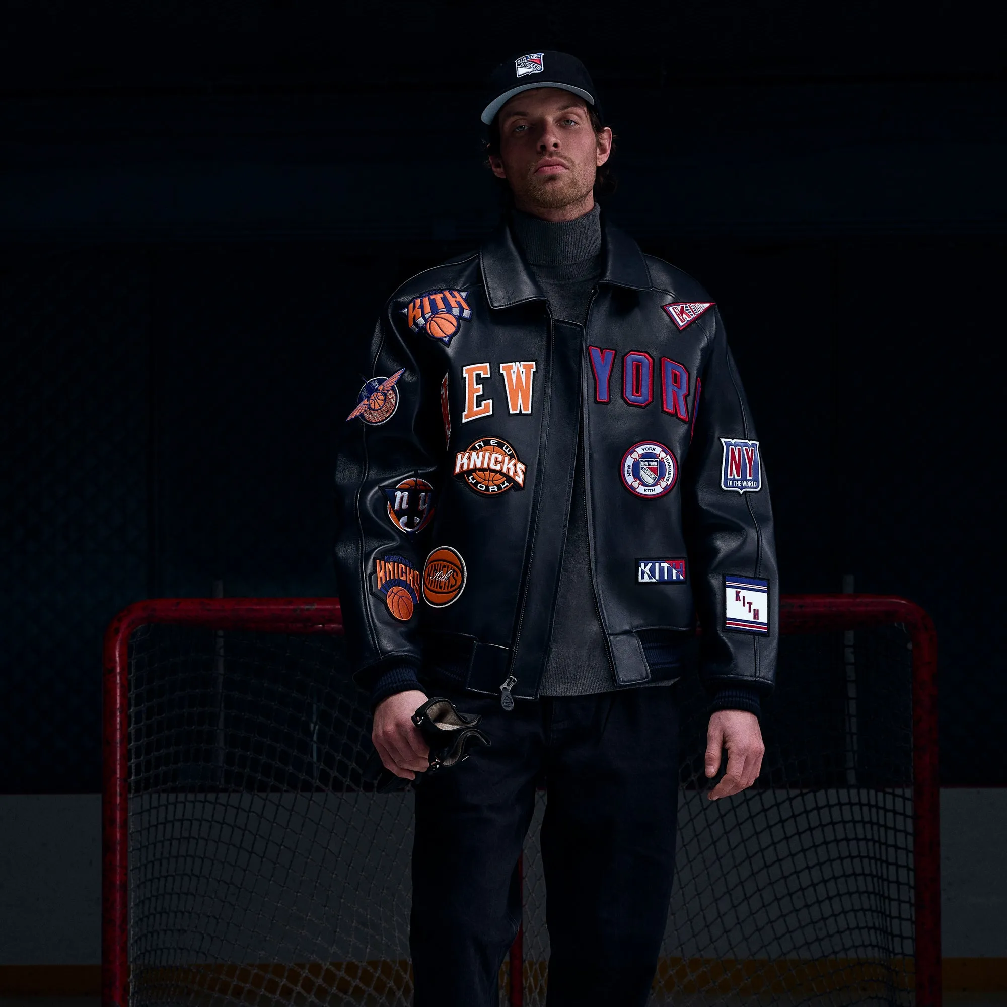 Kith & AVIREX for Madison Square Garden Sports Icon Jacket - Black sold by Kith product image thumbnail 2