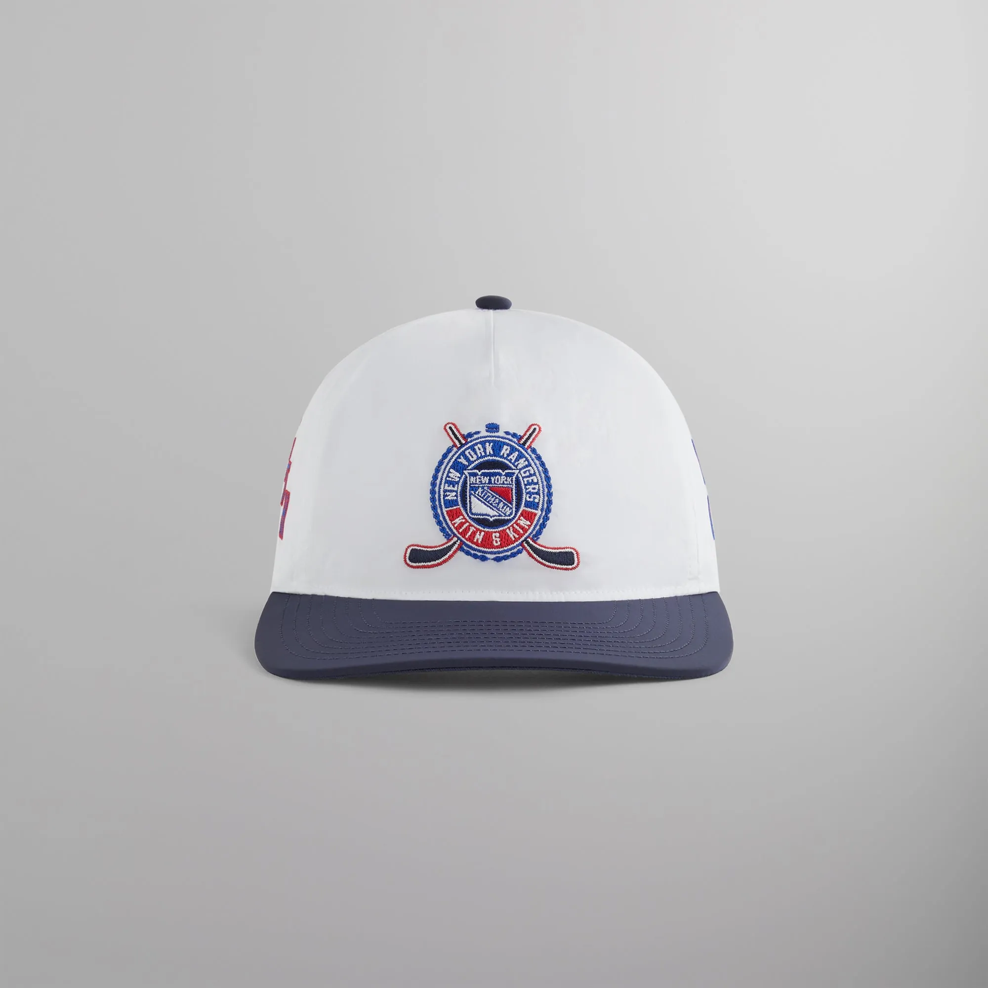 Kith & '47 for the New York Rangers Nylon Hitch Snapback - White sold by Kith