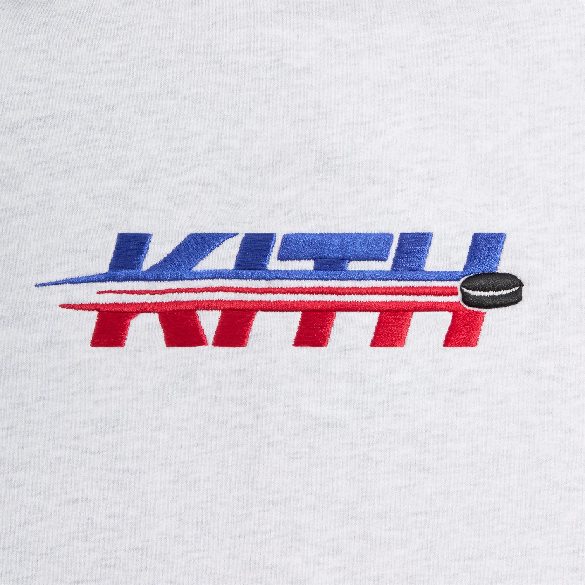 Kith for the New York Rangers Hat Trick Nelson Hoodie - Light Heather Grey sold by Kith product image thumbnail 5