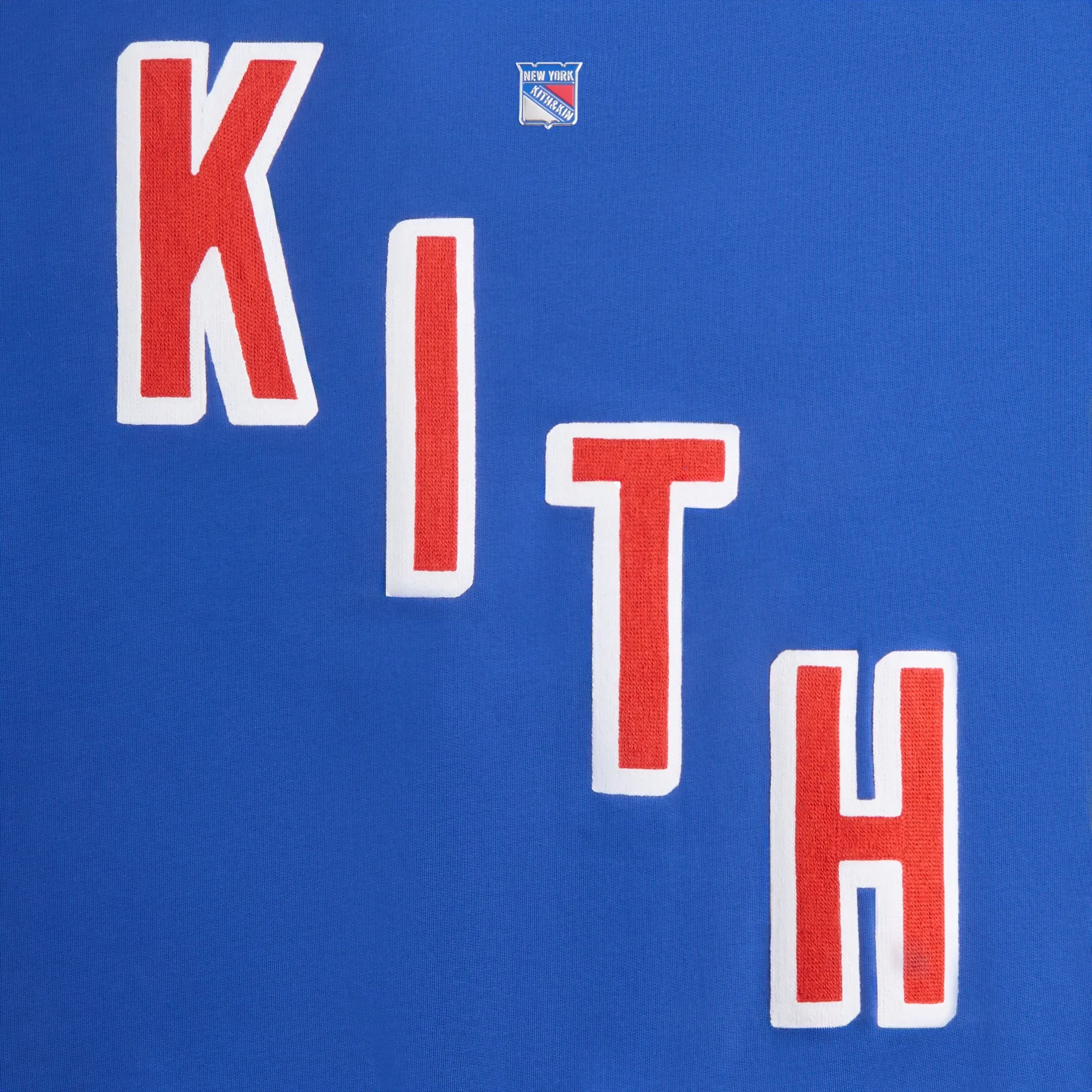 Kith for the New York Rangers Skewed Nelson Crewneck - Cyclone sold by Kith product image thumbnail 3