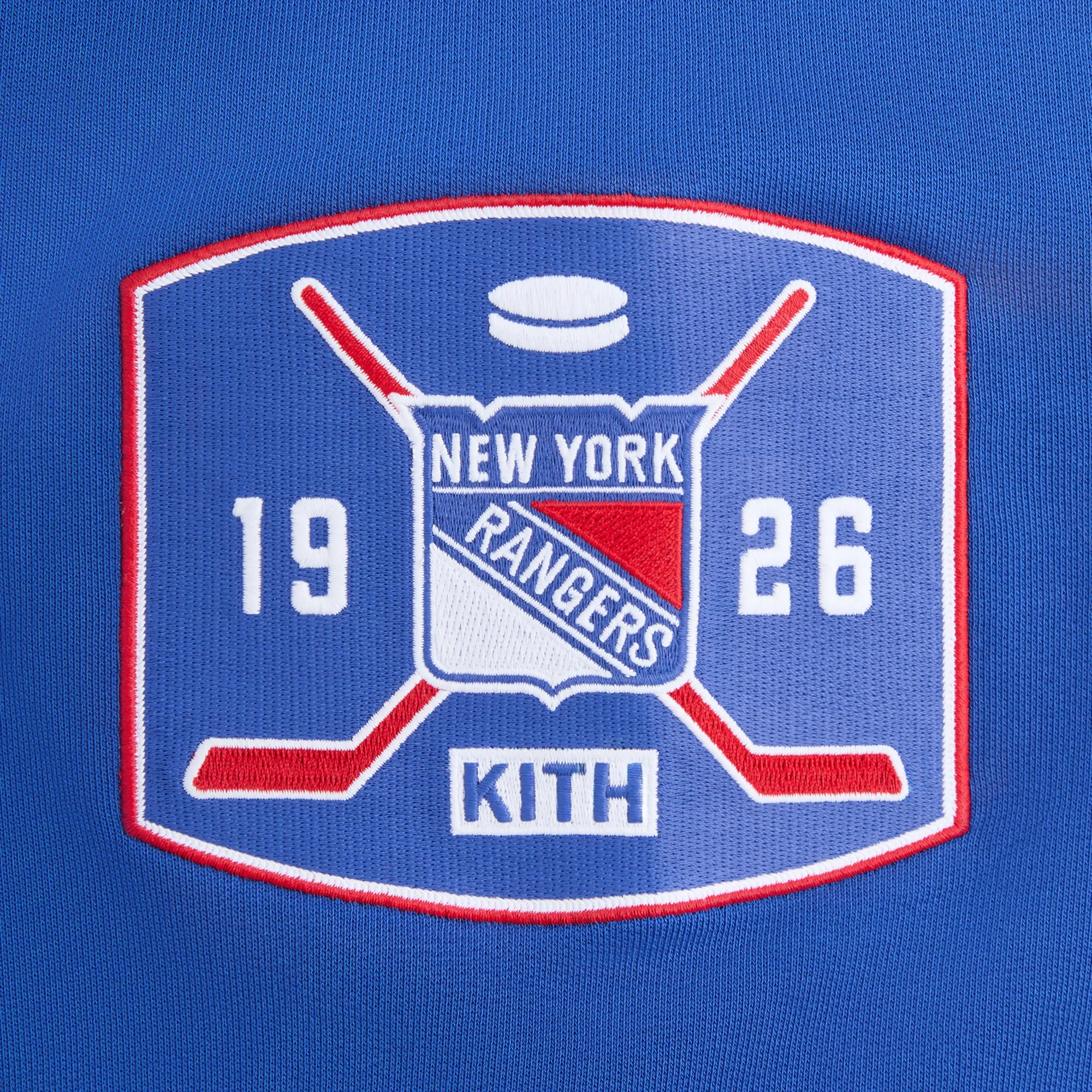 Kith for the New York Rangers Skewed Nelson Crewneck - Cyclone sold by Kith product image thumbnail 4