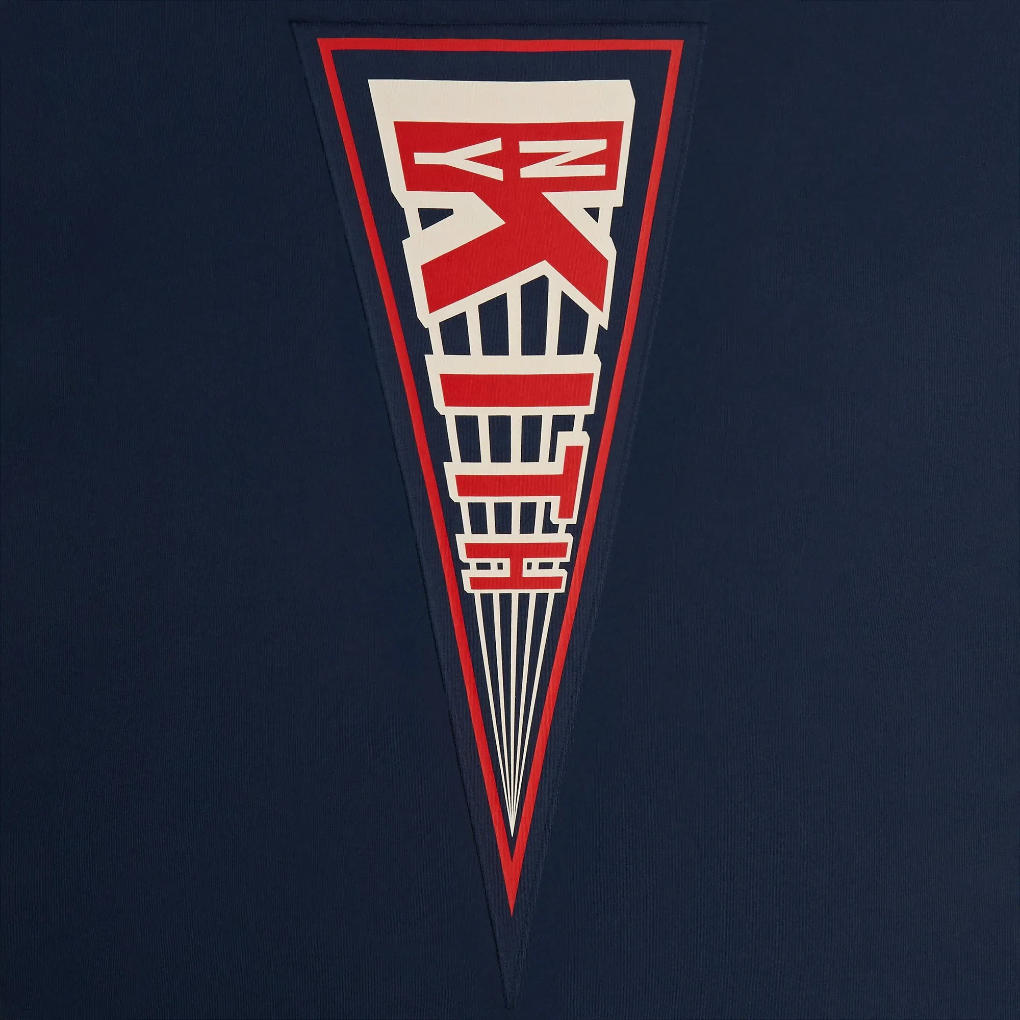 Kith for the New York Rangers Pennant Vintage Tee - Nocturnal sold by Kith product image thumbnail 4