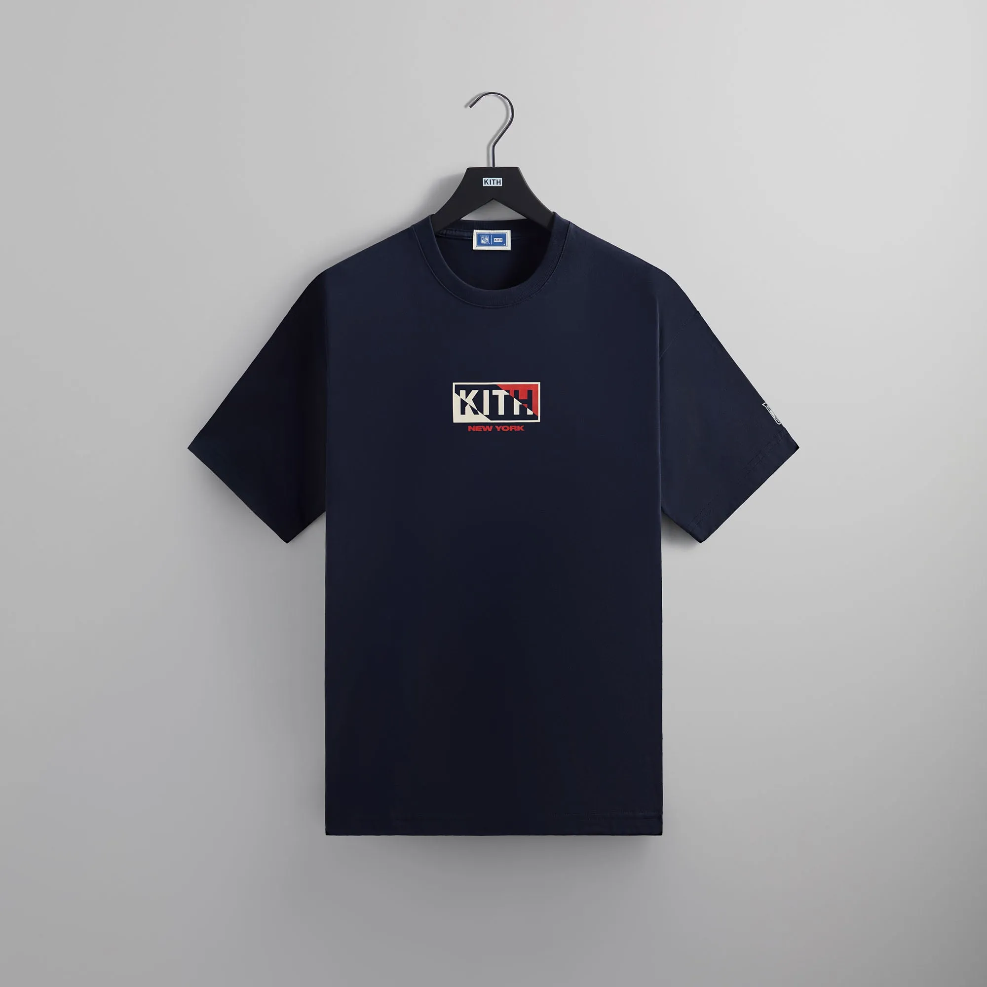 Kith for the New York Rangers Pennant Vintage Tee - Nocturnal sold by Kith