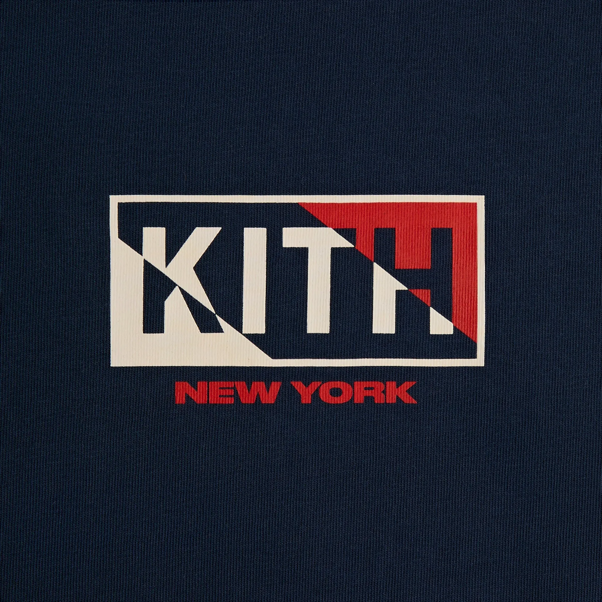 Kith for the New York Rangers Pennant Vintage Tee - Nocturnal sold by Kith product image thumbnail 3
