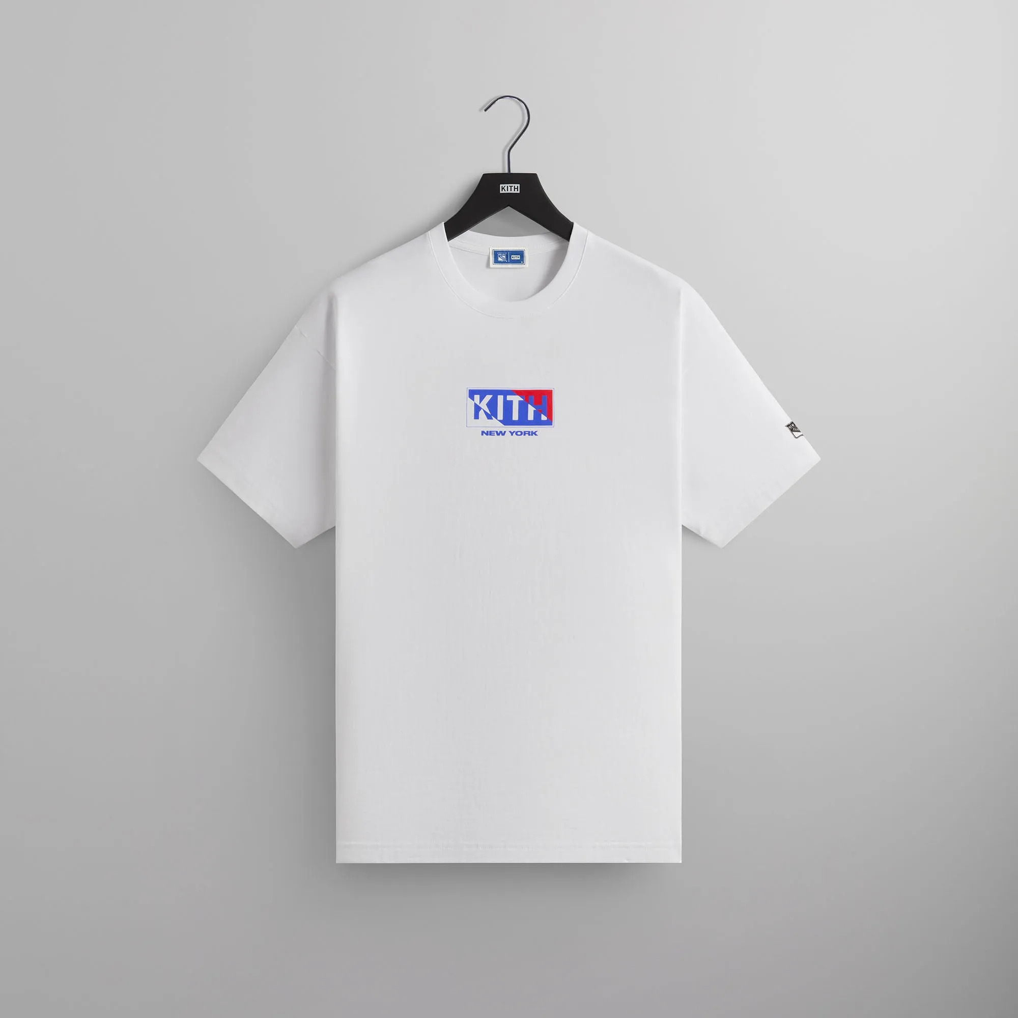 Kith for the New York Rangers Pennant Vintage Tee - White sold by Kith