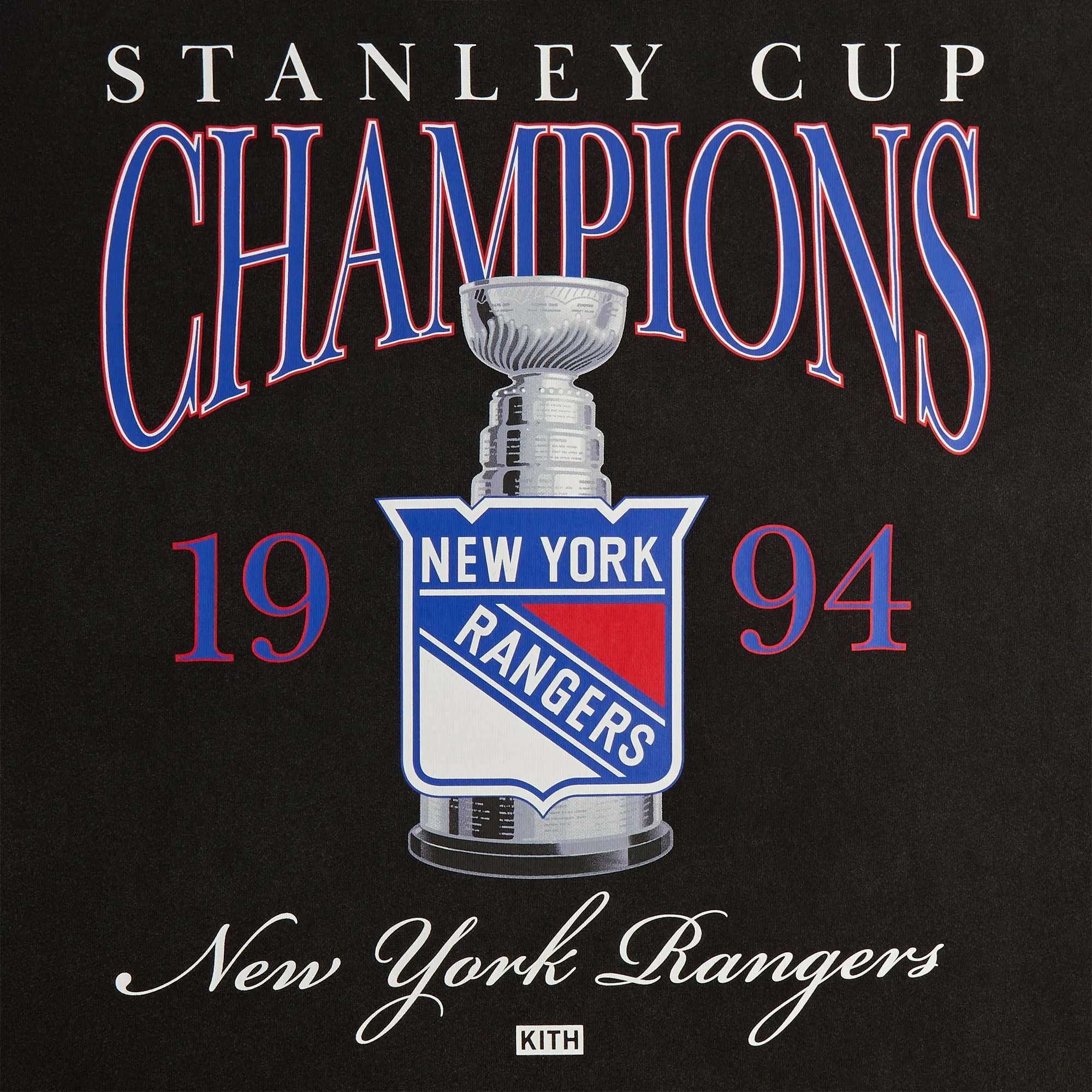 Kith for the New York Rangers Champion Vintage Tee - Black sold by Kith product image thumbnail 3