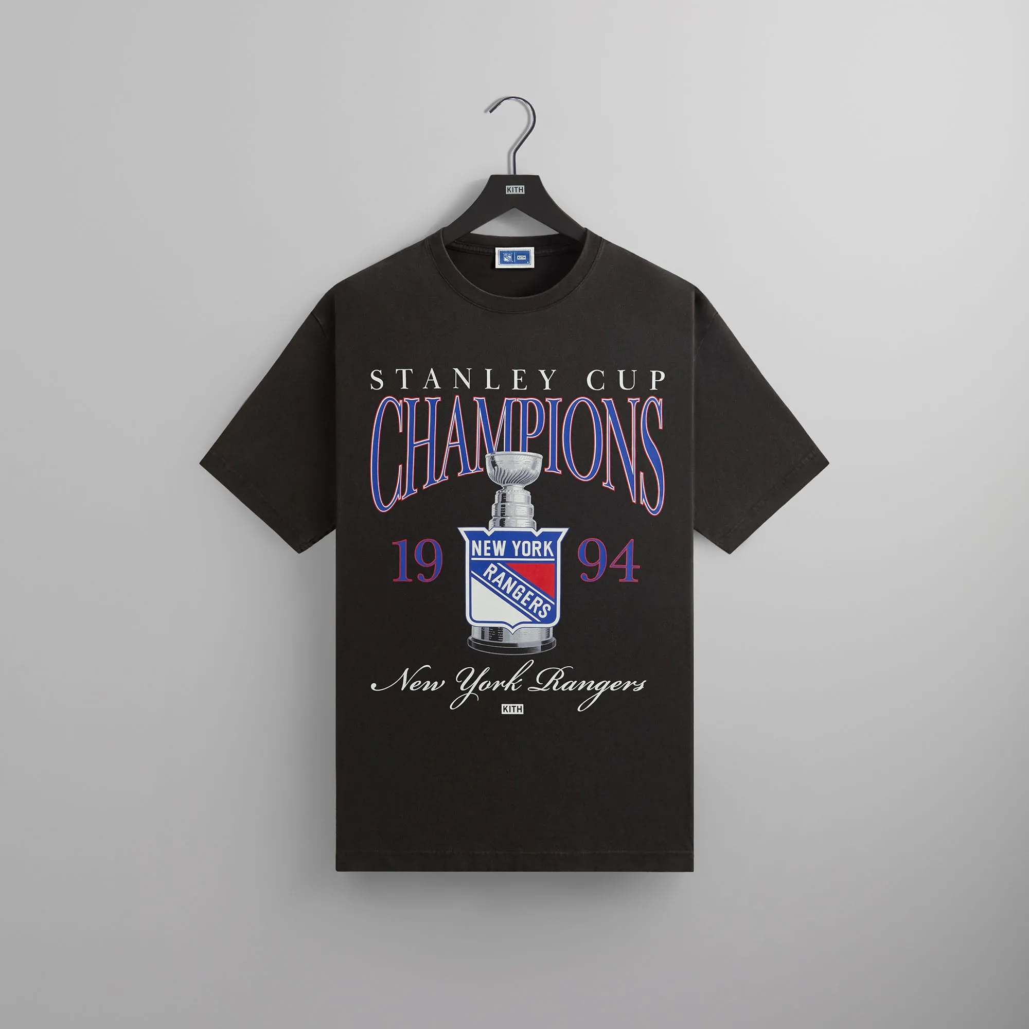 Kith for the New York Rangers Champion Vintage Tee - Black sold by Kith