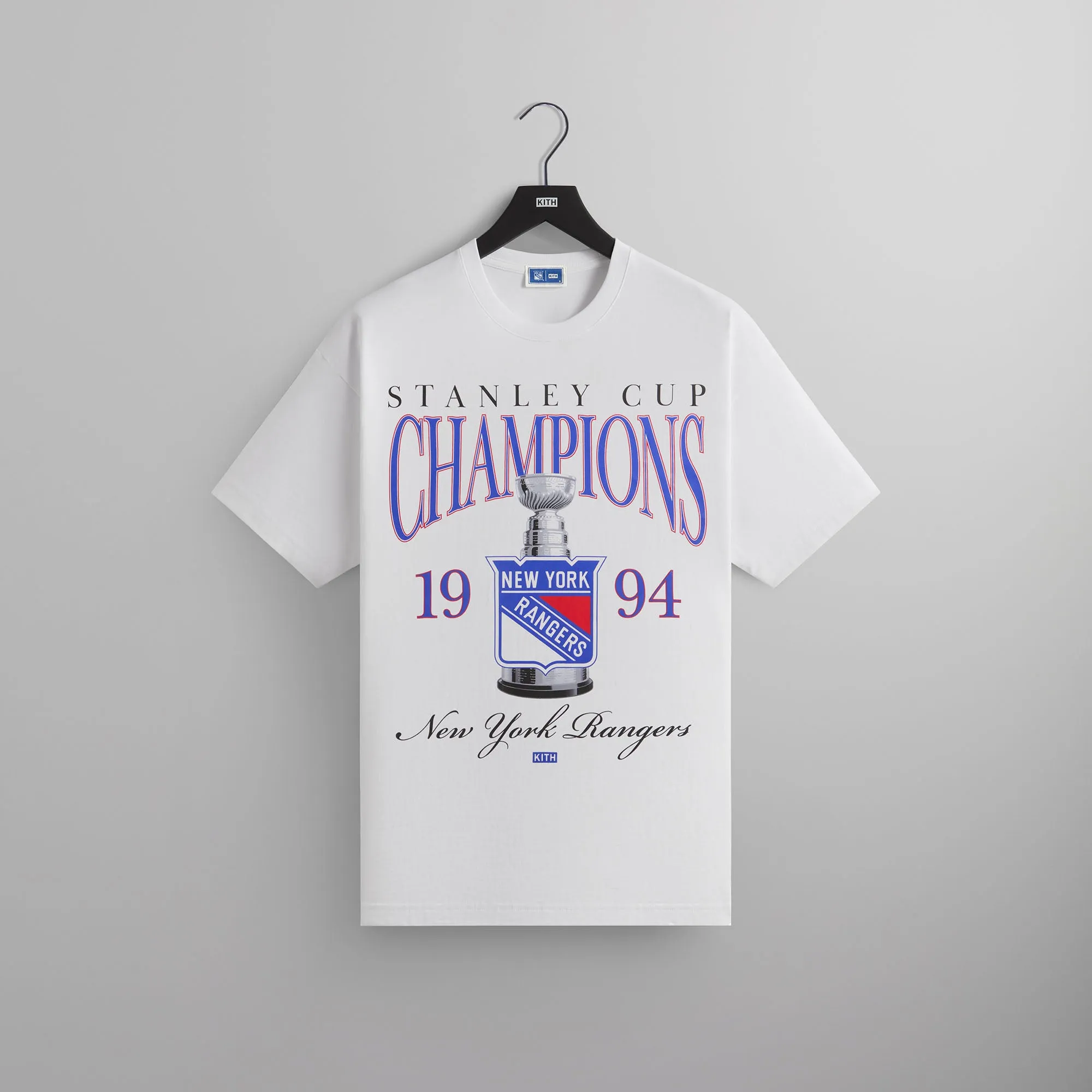 Kith for the New York Rangers Champion Vintage Tee - White sold by Kith