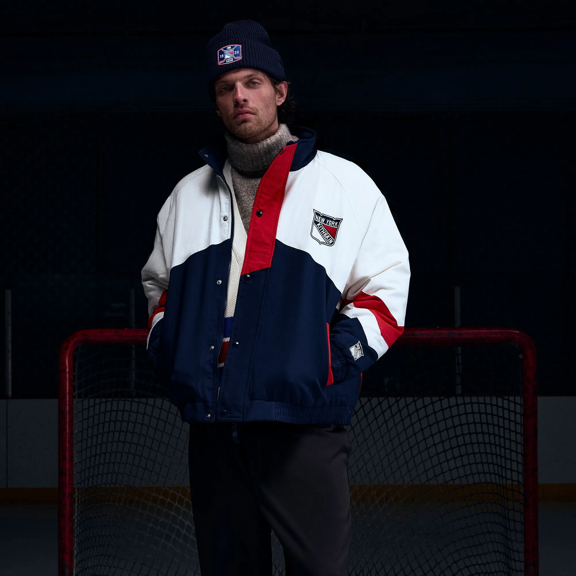 Kith for the New York Rangers Nylon Padded Jacket - Nocturnal sold by Kith product image thumbnail 2