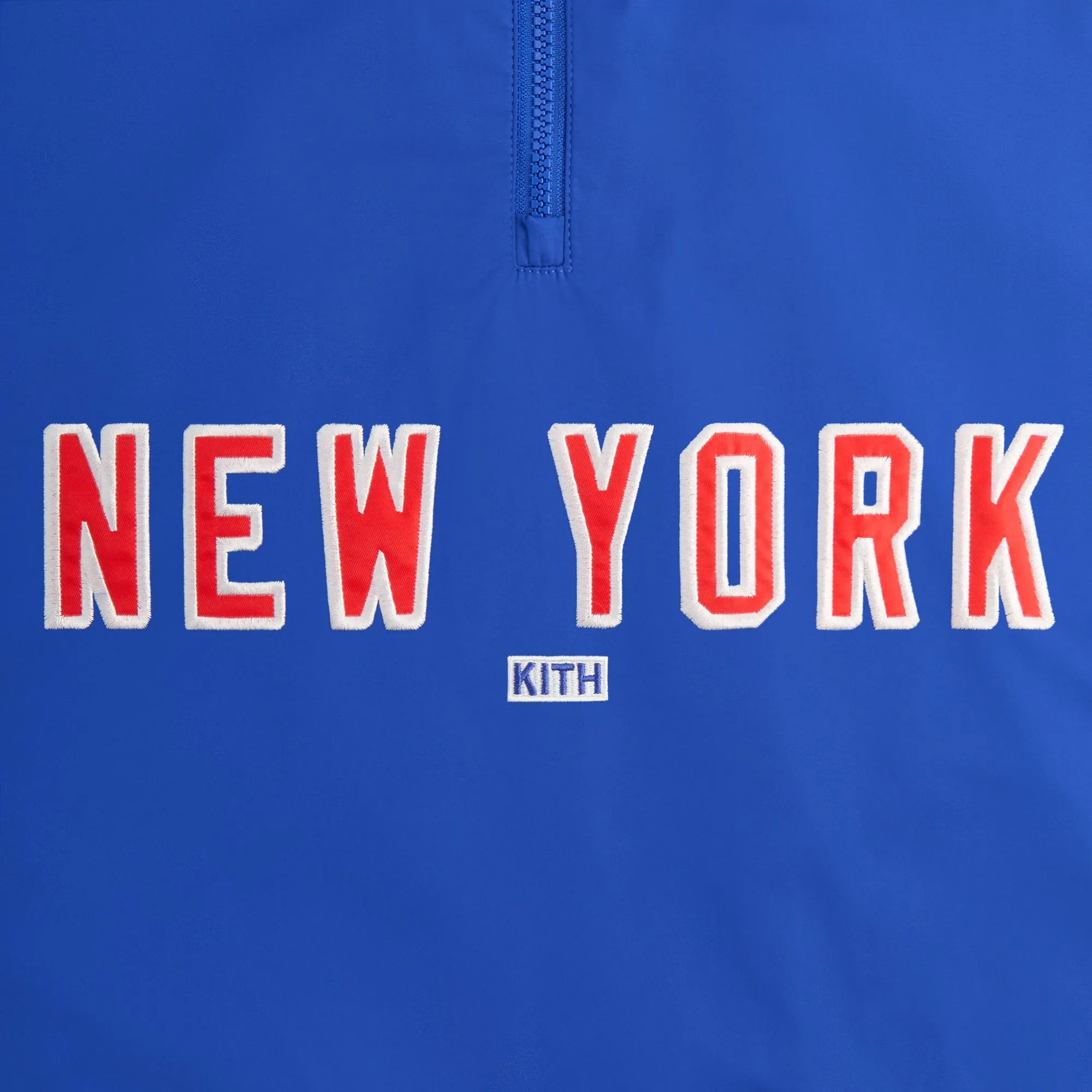 Kith for the New York Rangers Nylon Quarter Zip - Cyclone sold by Kith product image thumbnail 4