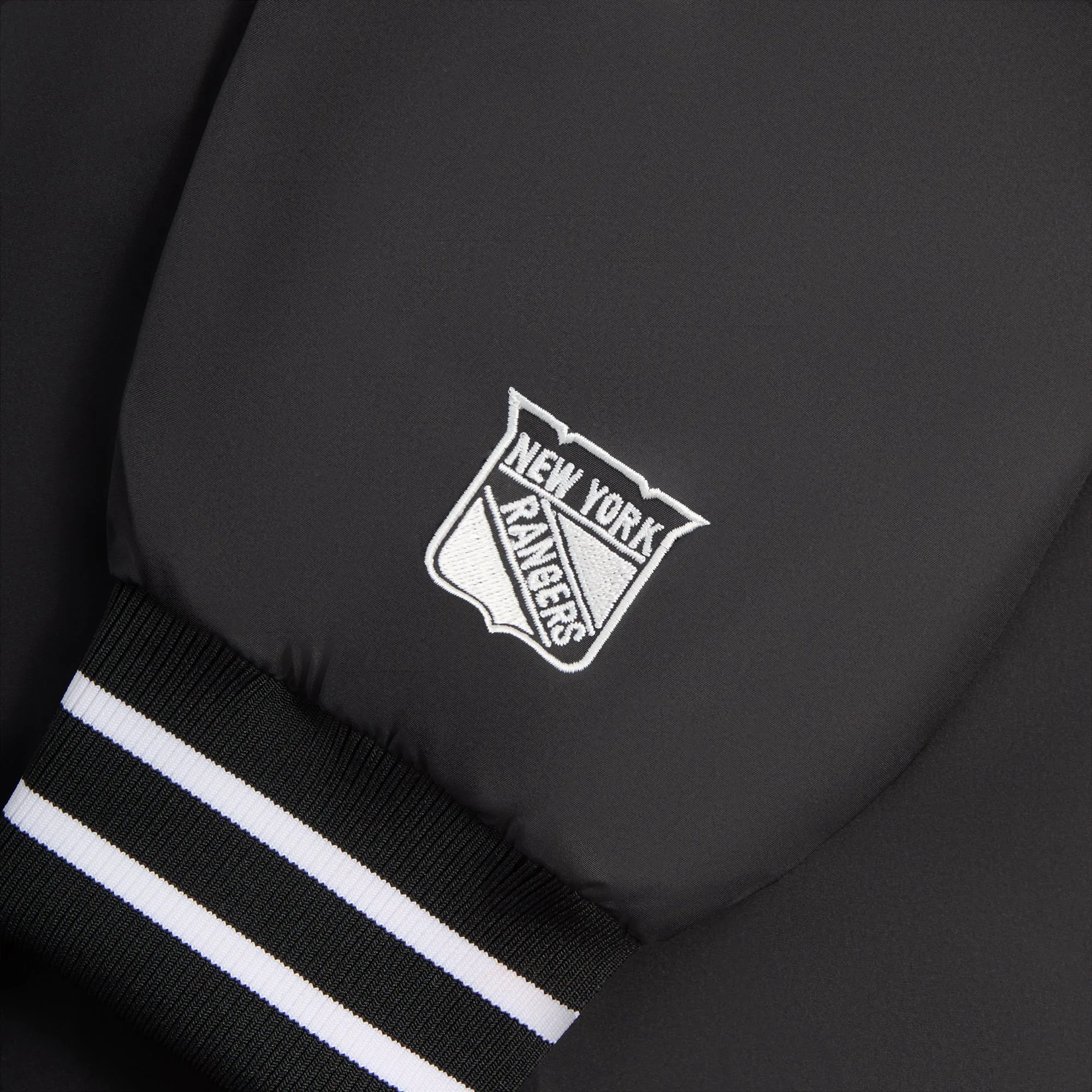 Kith for the New York Rangers Nylon Quarter Zip - Black sold by Kith product image thumbnail 5