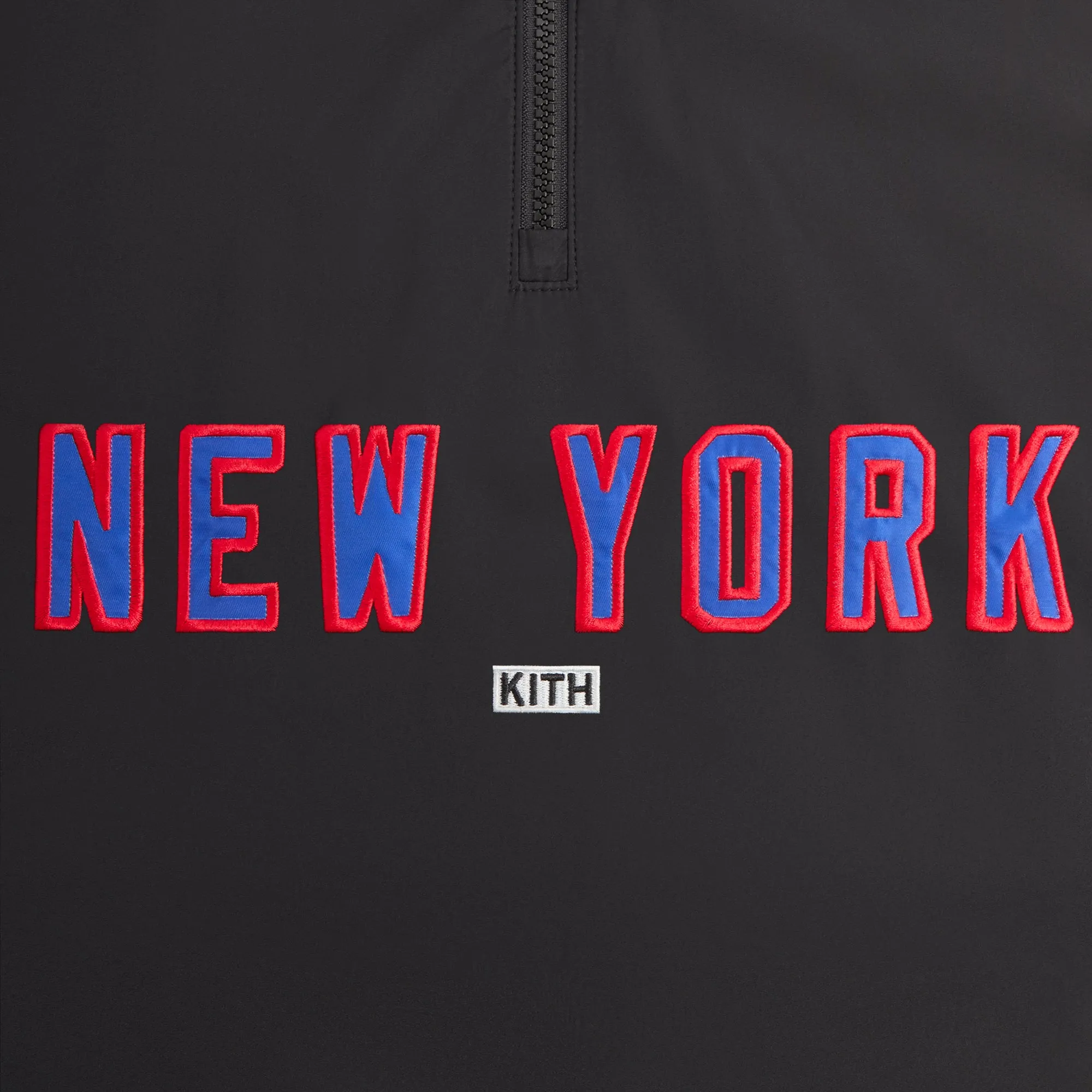 Kith for the New York Rangers Nylon Quarter Zip - Black sold by Kith product image thumbnail 4