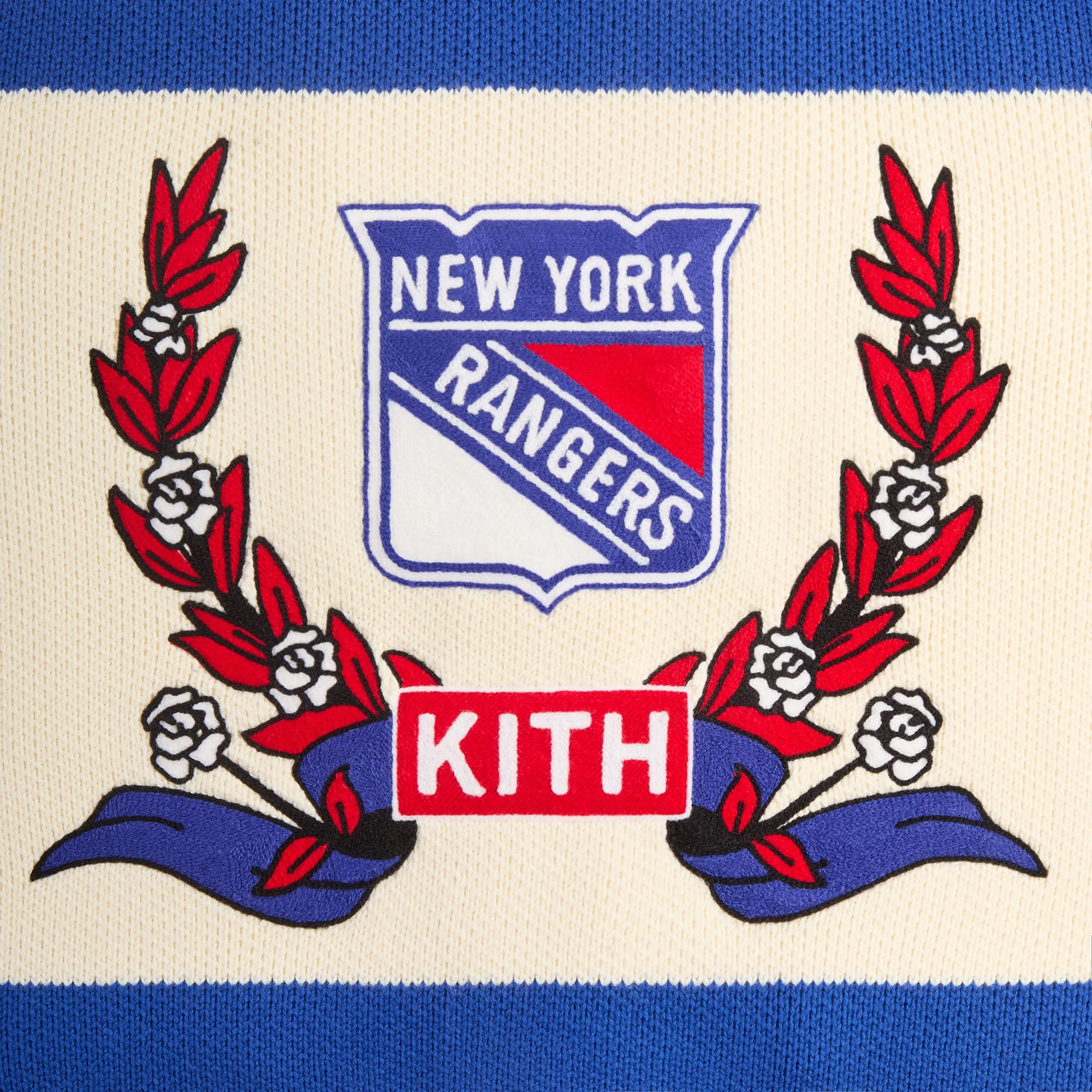 Kith for the New York Rangers Cypress Cardigan - Sandrift sold by Kith product image thumbnail 5