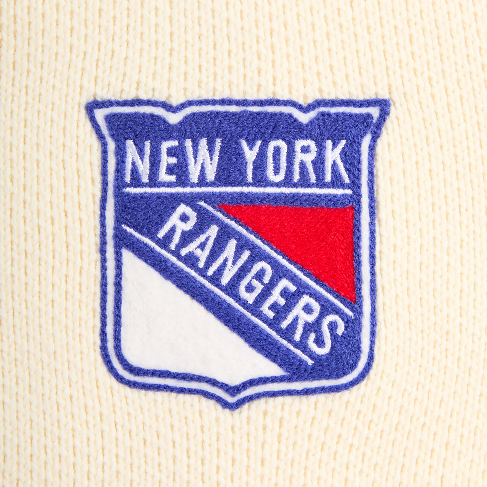 Kith for the New York Rangers Cypress Cardigan - Sandrift sold by Kith product image thumbnail 4