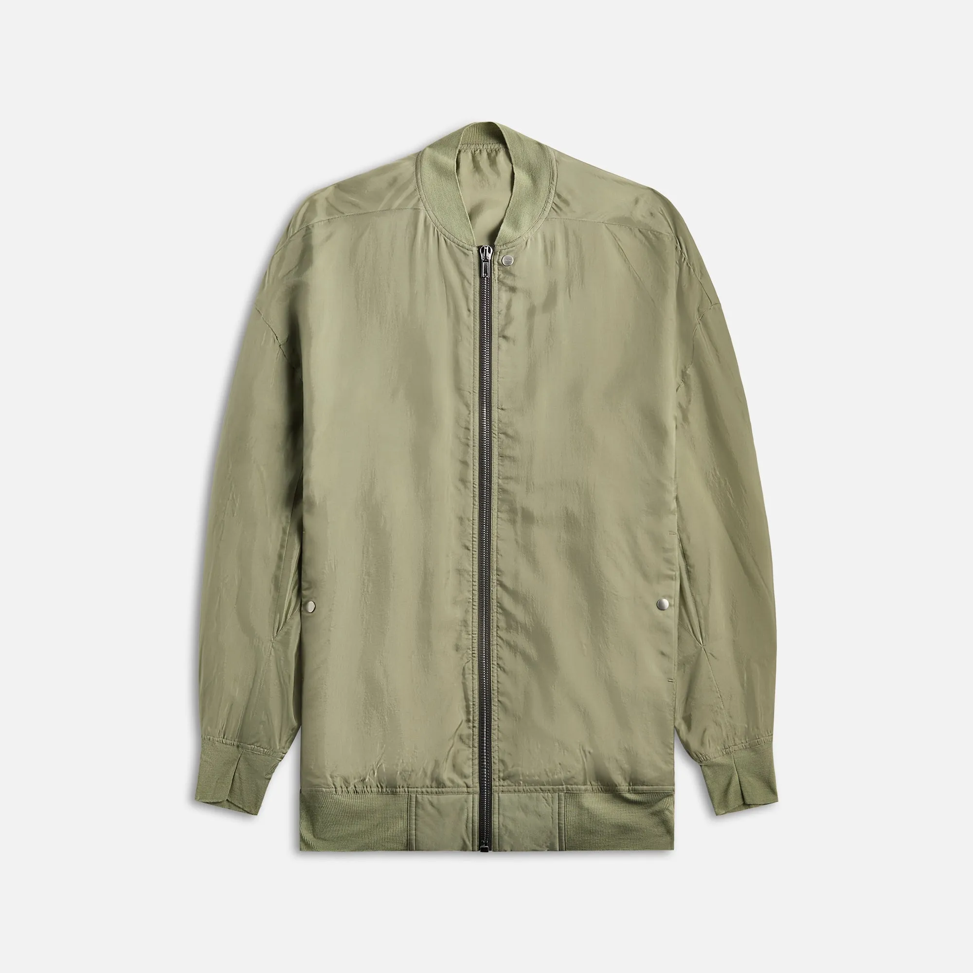 Rick Owens Peter Flight Denim Bomber Jacket - Celadon sold by Kith