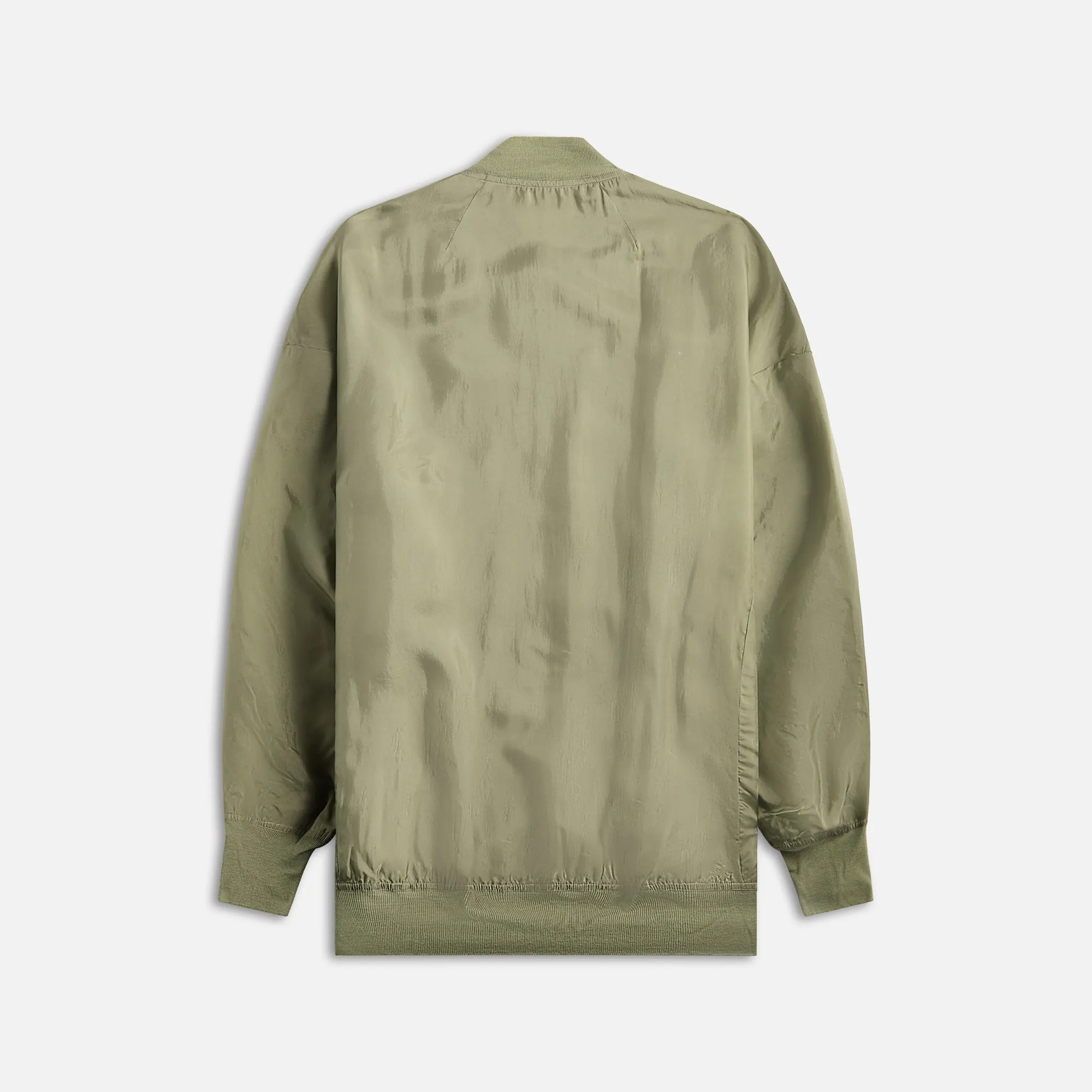 Rick Owens Peter Flight Denim Bomber Jacket - Celadon sold by Kith product image thumbnail 2