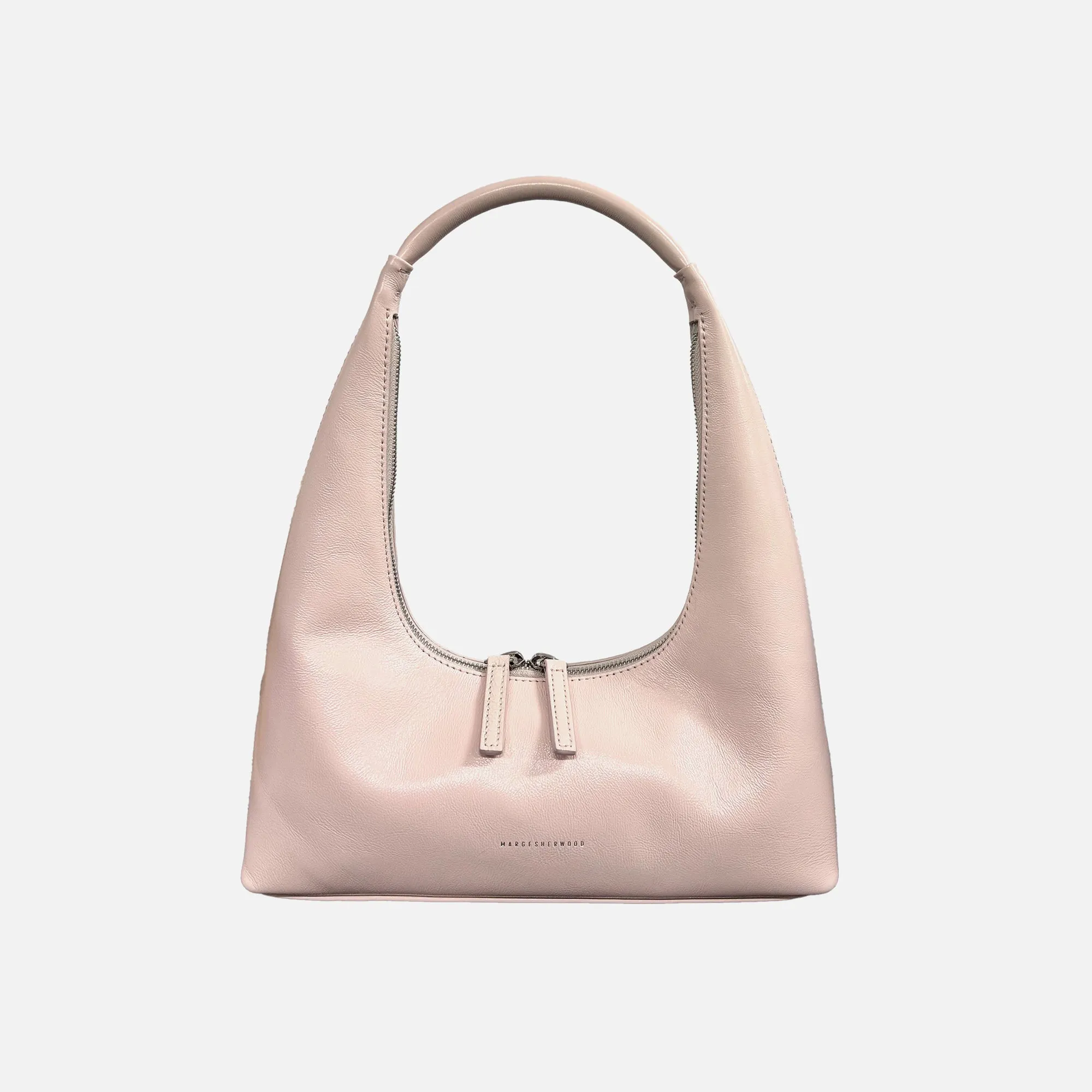 Marge Sherwood Hobo Shoulder Bag - Glossy Pale Pink sold by Kith