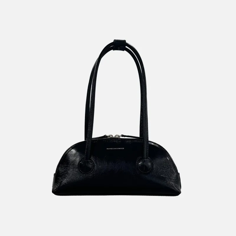 Marge Sherwood Bessette Shoulder Bag - Glossy Black sold by Kith
