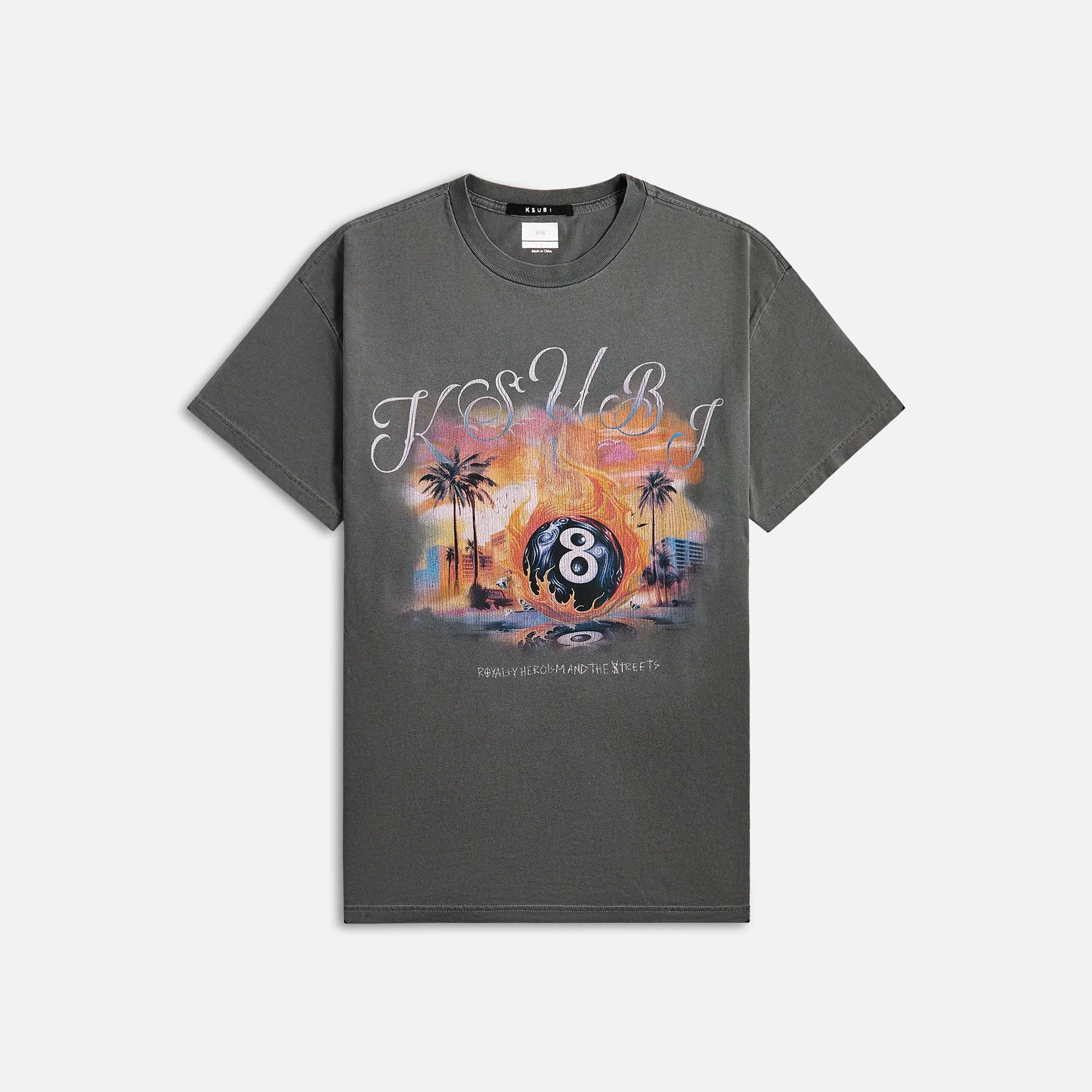 Ksubi World Order Biggie Tee - Charcoal sold by Kith