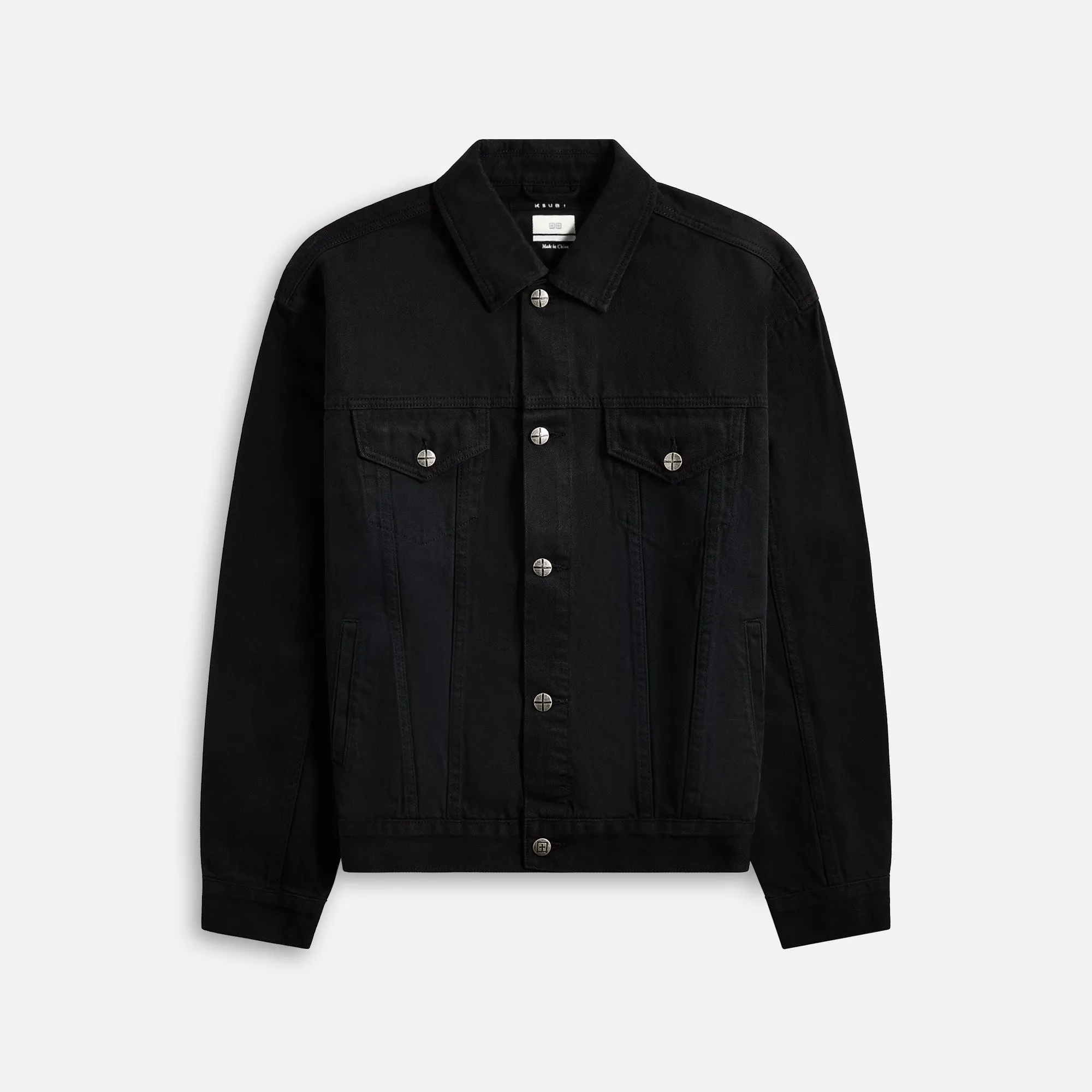 Ksubi Oh G Jacket Replica Eagle Denim Jacket - Black sold by Kith