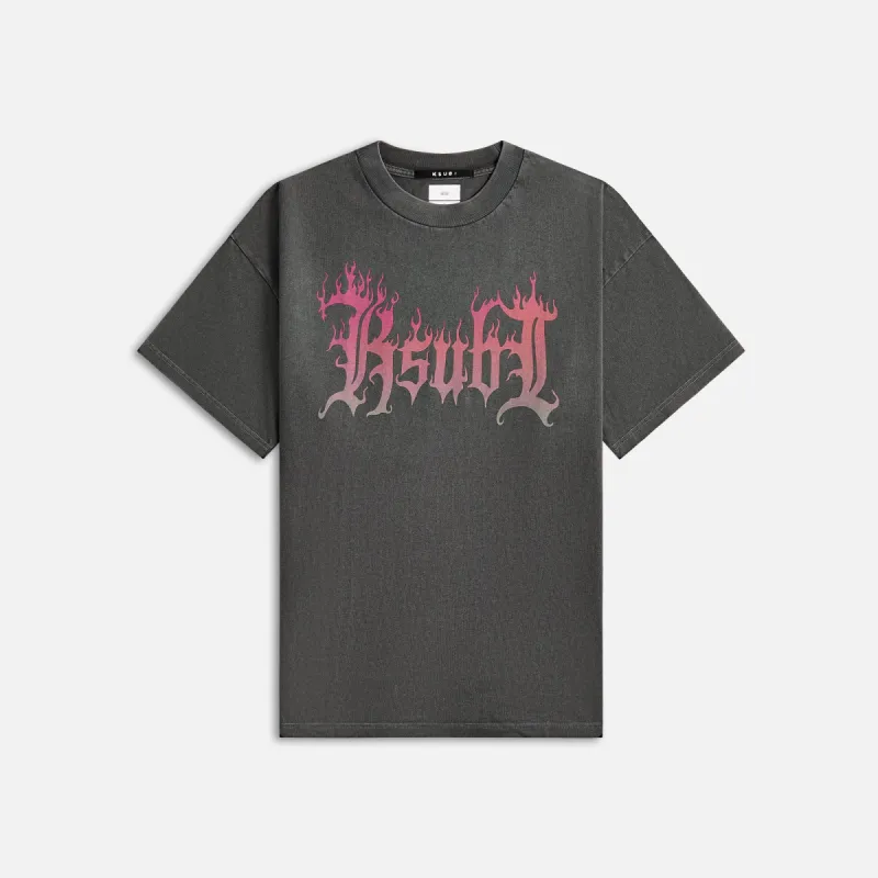 Ksubi Fuego Ekcess Tee - Charcoal sold by Kith