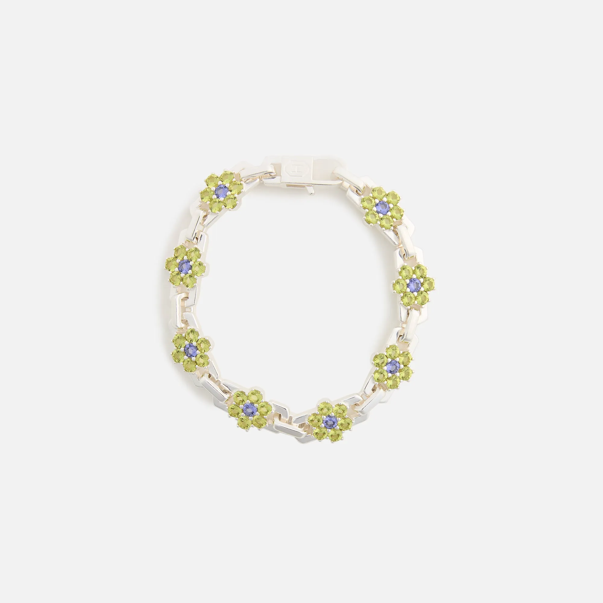 Hatton Labs Daisy Bracelet - Peridot / Tanzanite sold by Kith
