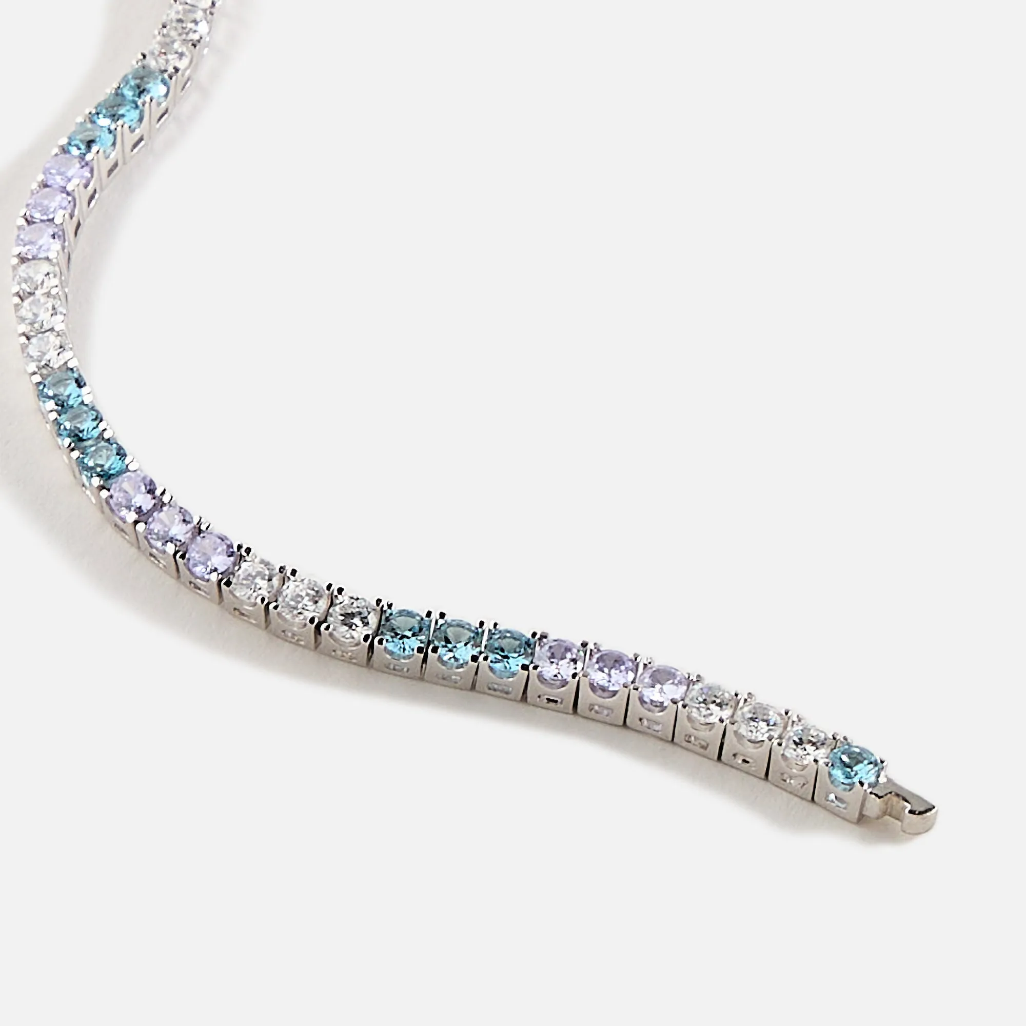 Hatton Labs Classic Tennis Bracelet S - Topaz / Tanzanite / White sold by Kith product image thumbnail 2