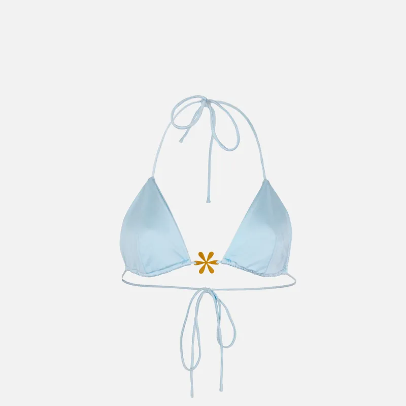 Asta Resort Juliana Bikini Top - Ice Blue sold by Kith
