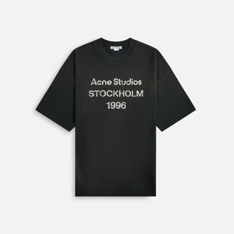 Acne Studios Tee - Faded Black sold by Kith
