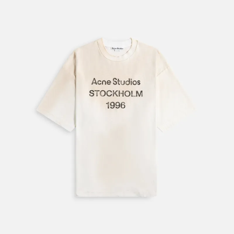 Acne Studios Tee - Dusty White sold by Kith