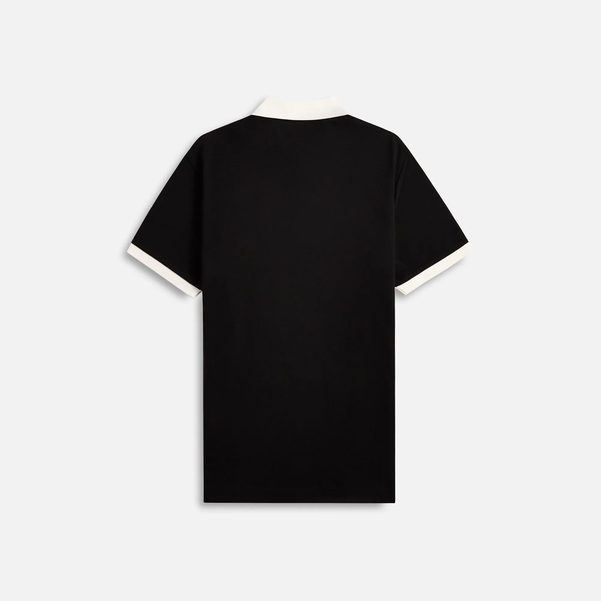Moncler Cotton Pique Short Sleeve Polo - Black sold by Kith product image thumbnail 2