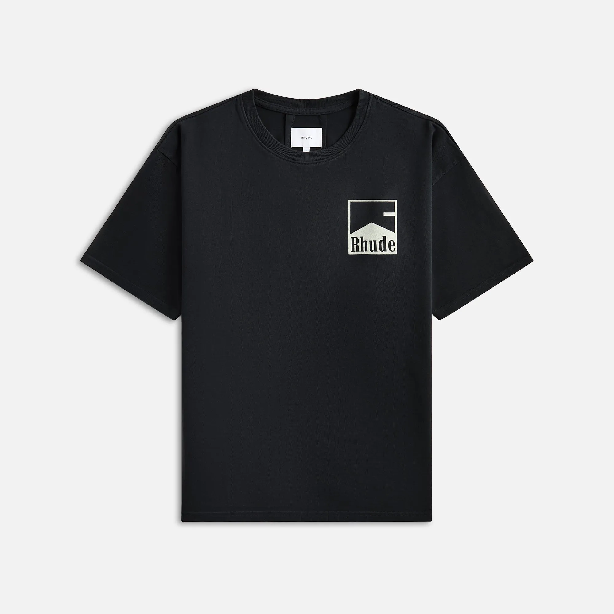 Rhude Chevron Tee - Vintage Black sold by Kith