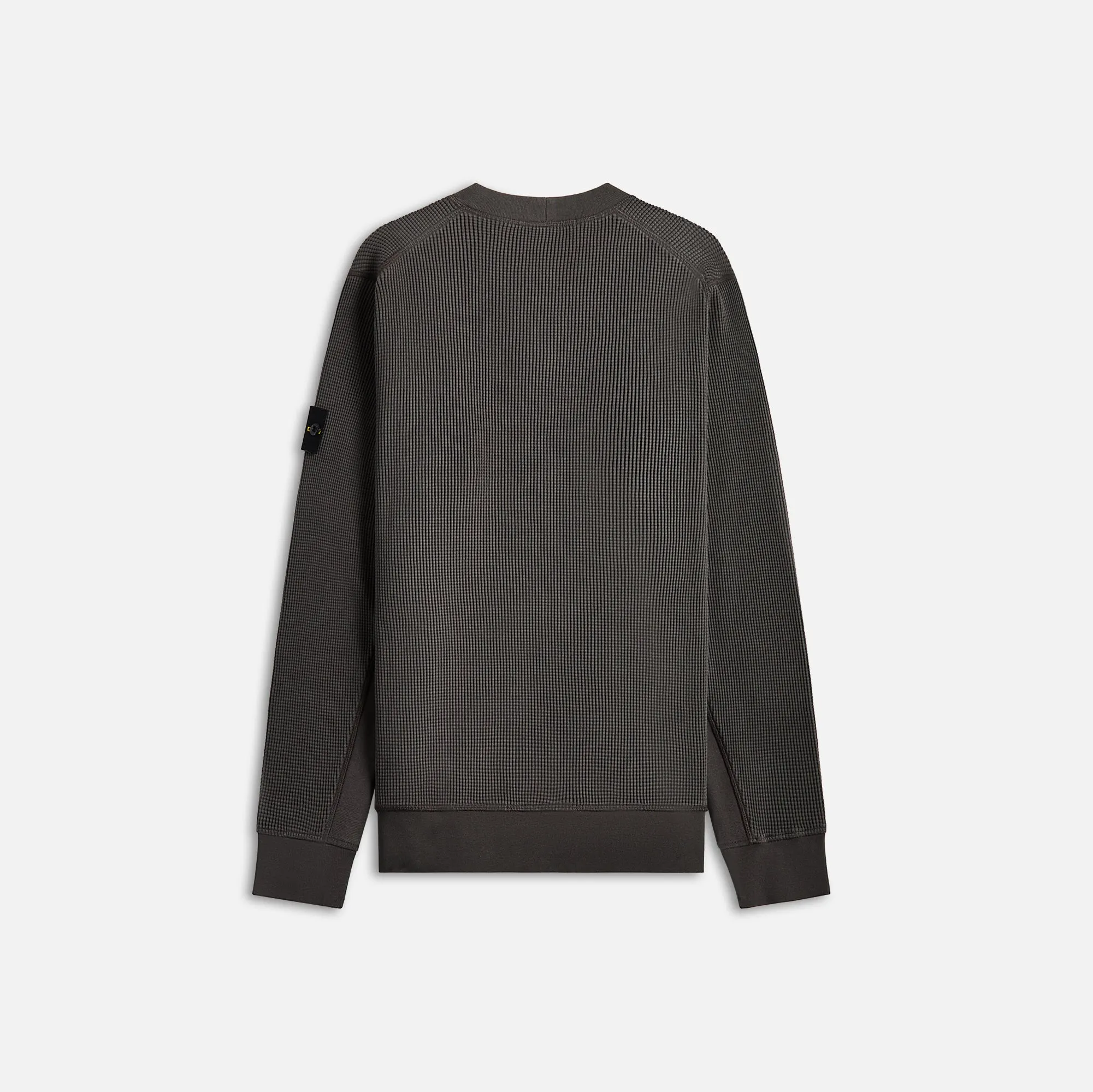 Stone Island Cotton Waffle Fleece Sweatshirt - Charcoal sold by Kith product image thumbnail 2