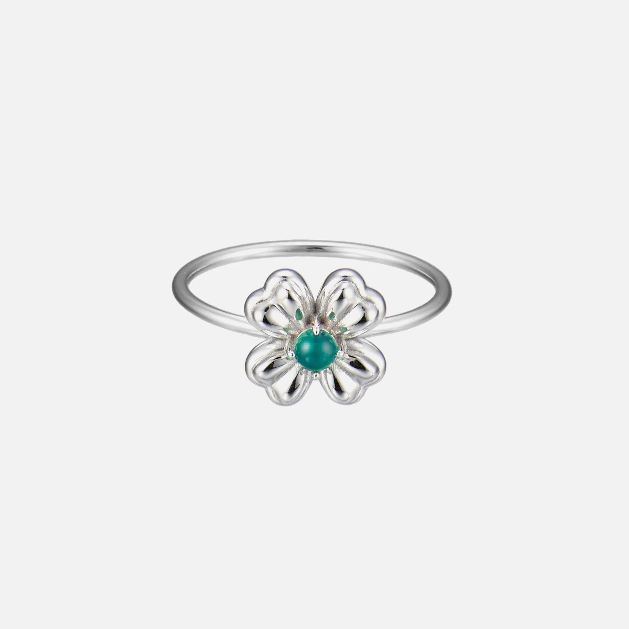 SSIL Clover Ring - Green sold by Kith