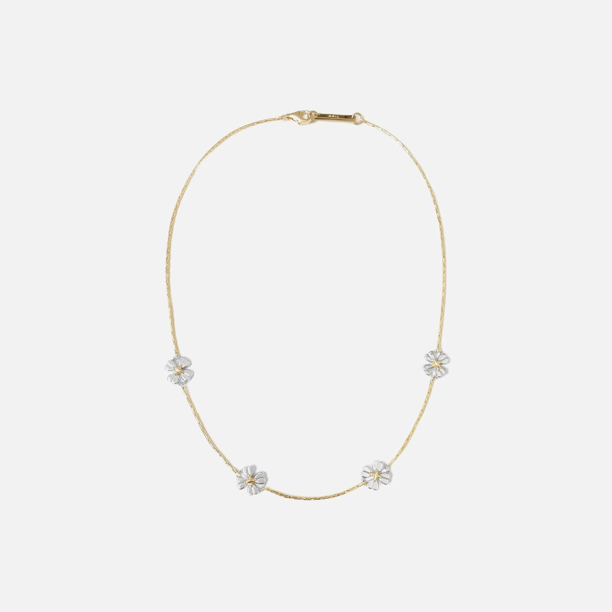 SSIL Clover Dot Collar - Gold sold by Kith