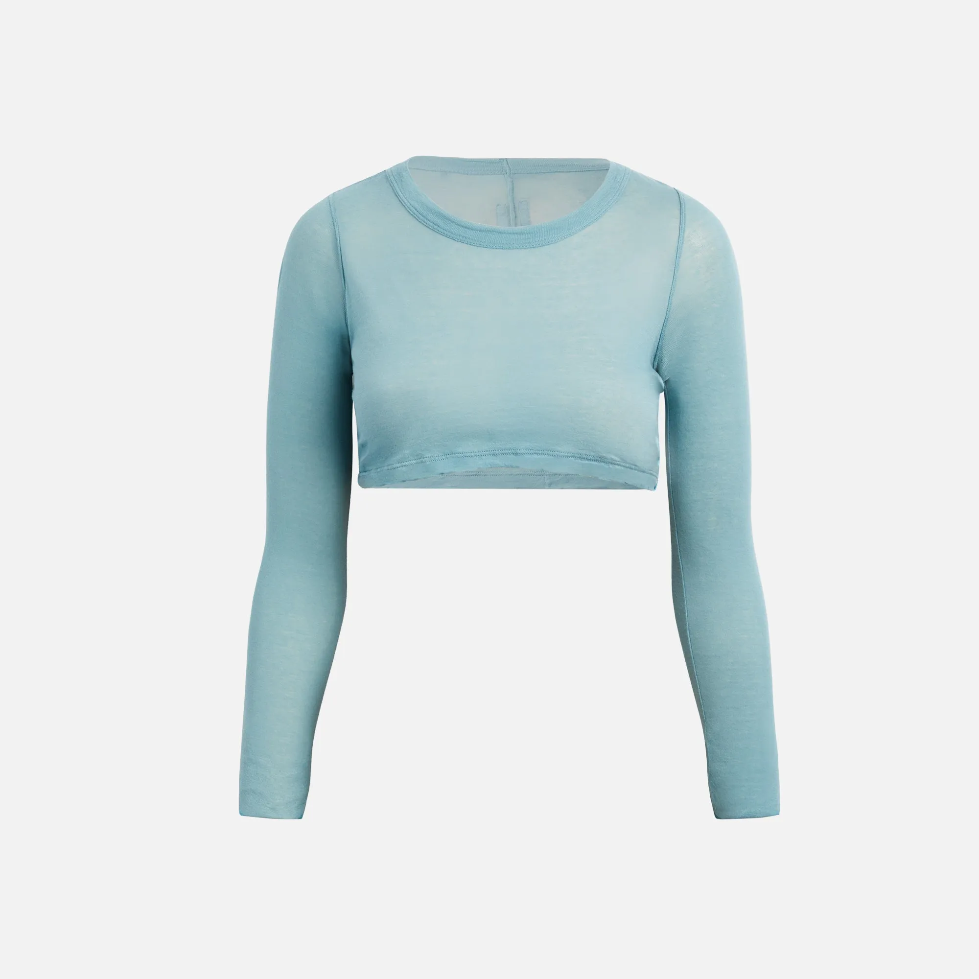 Rick Owens Long Sleeve Crop Top - Mouthwash sold by Kith