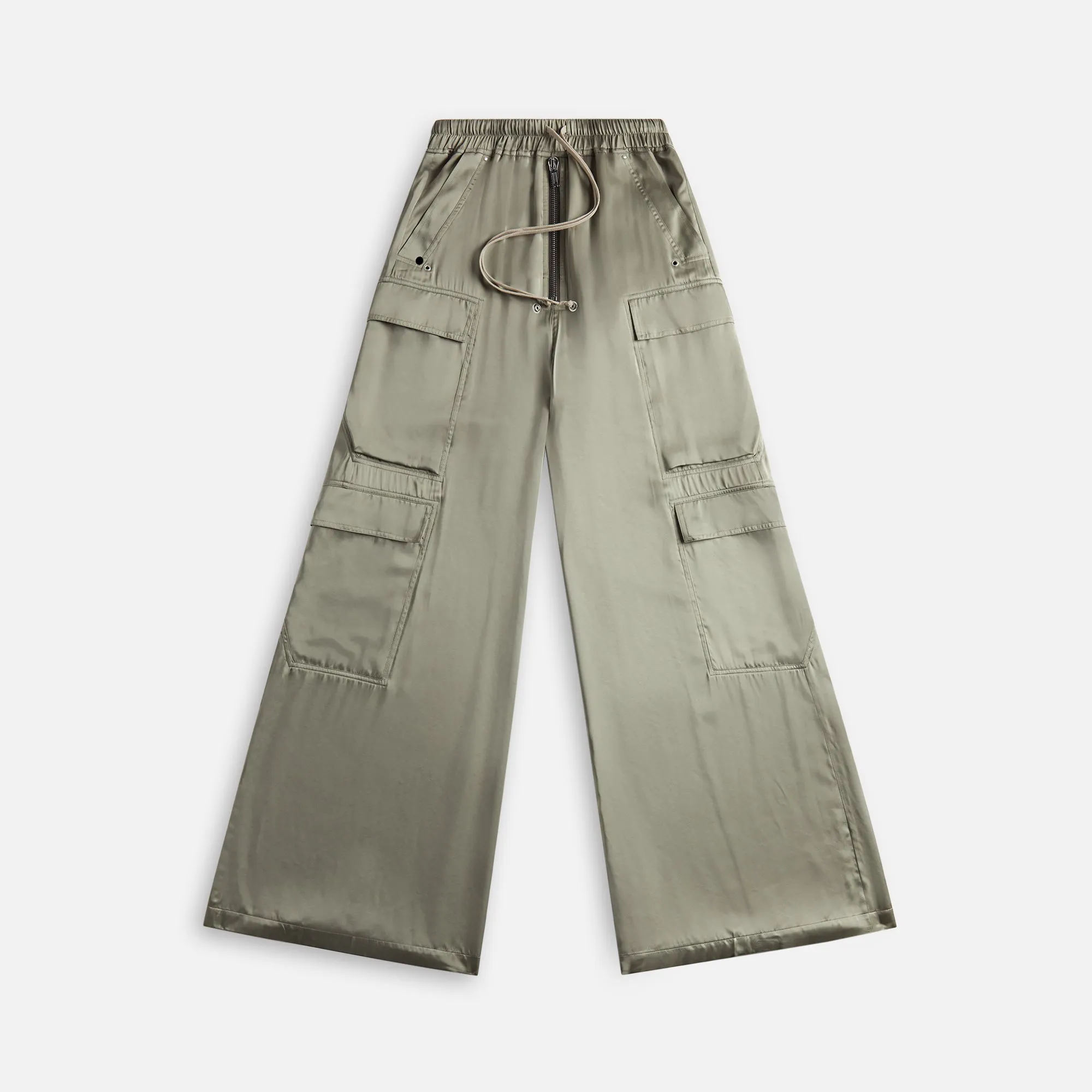 Rick Owens Cargobelas Charmeuse Cargo Pant - Celadon sold by Kith