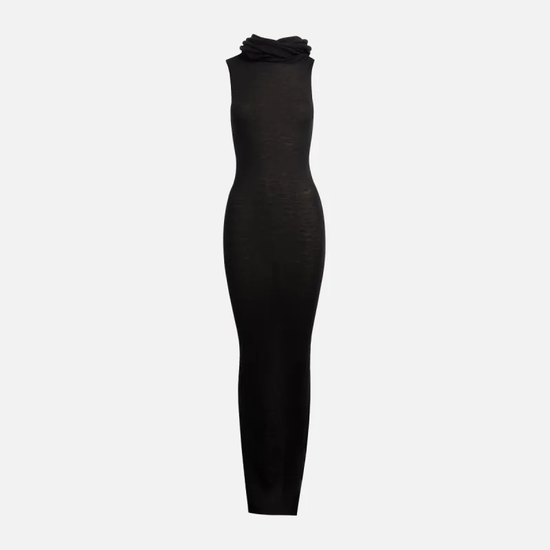 Rick Owens Banded T Dress - Black sold by Kith