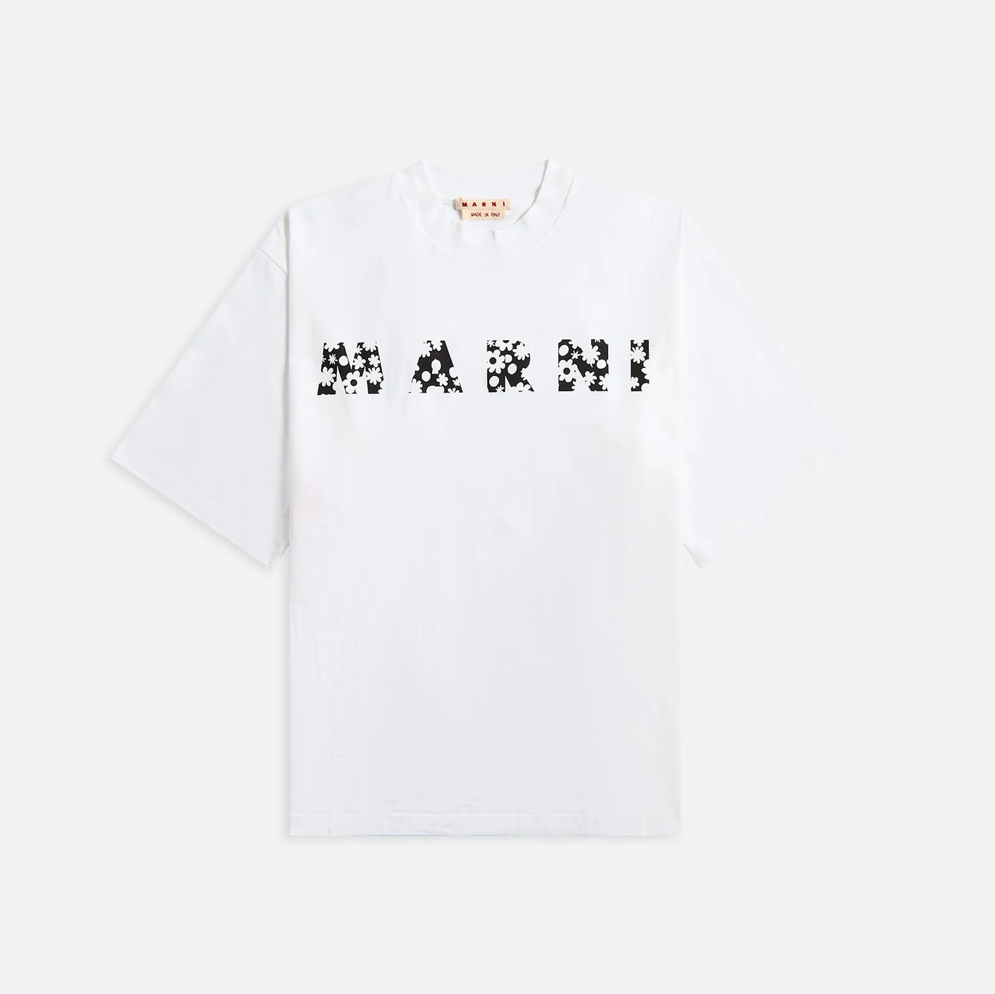 Marni Printed Pop Fields Logo Lily - White | Parallel Marni Printed Pop Fields Logo Lily - White | Parallel