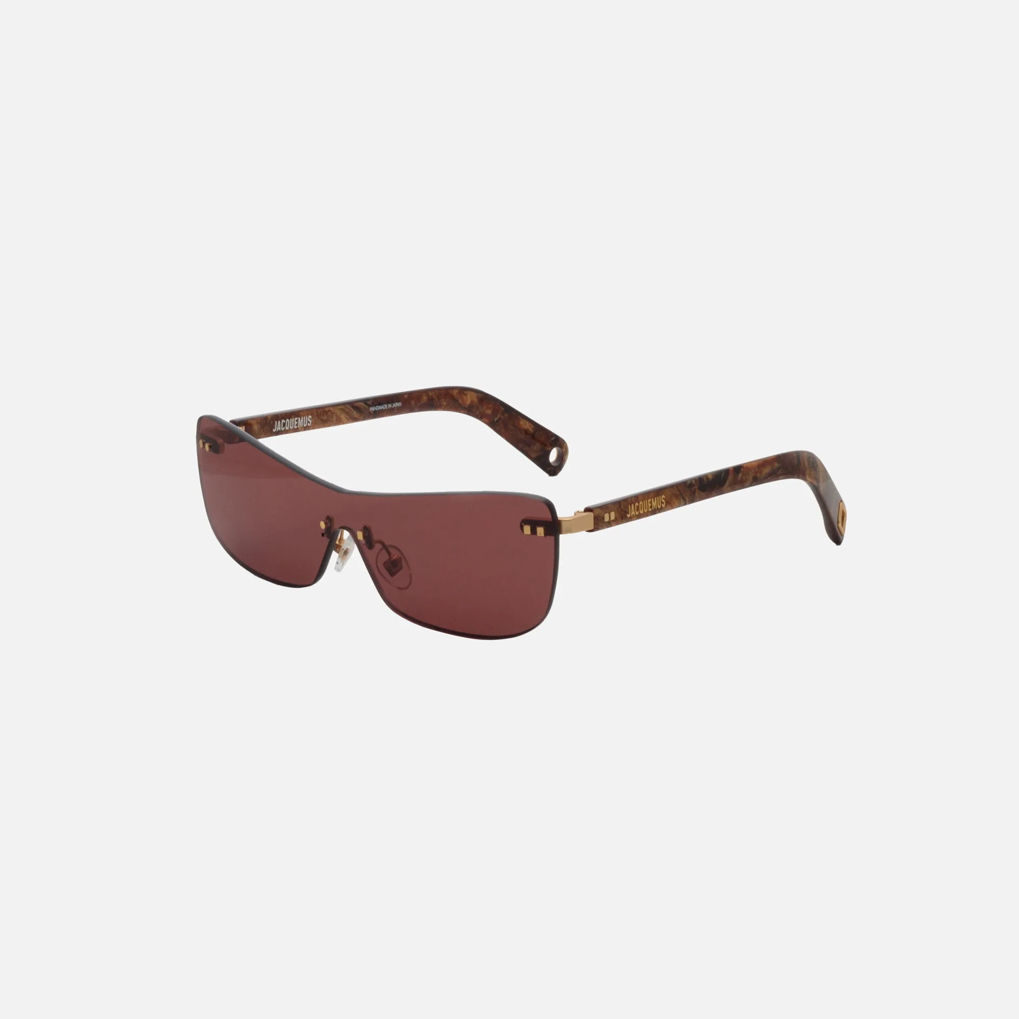 Jacquemus Jac69 Sunglasses - Burgundy sold by Kith