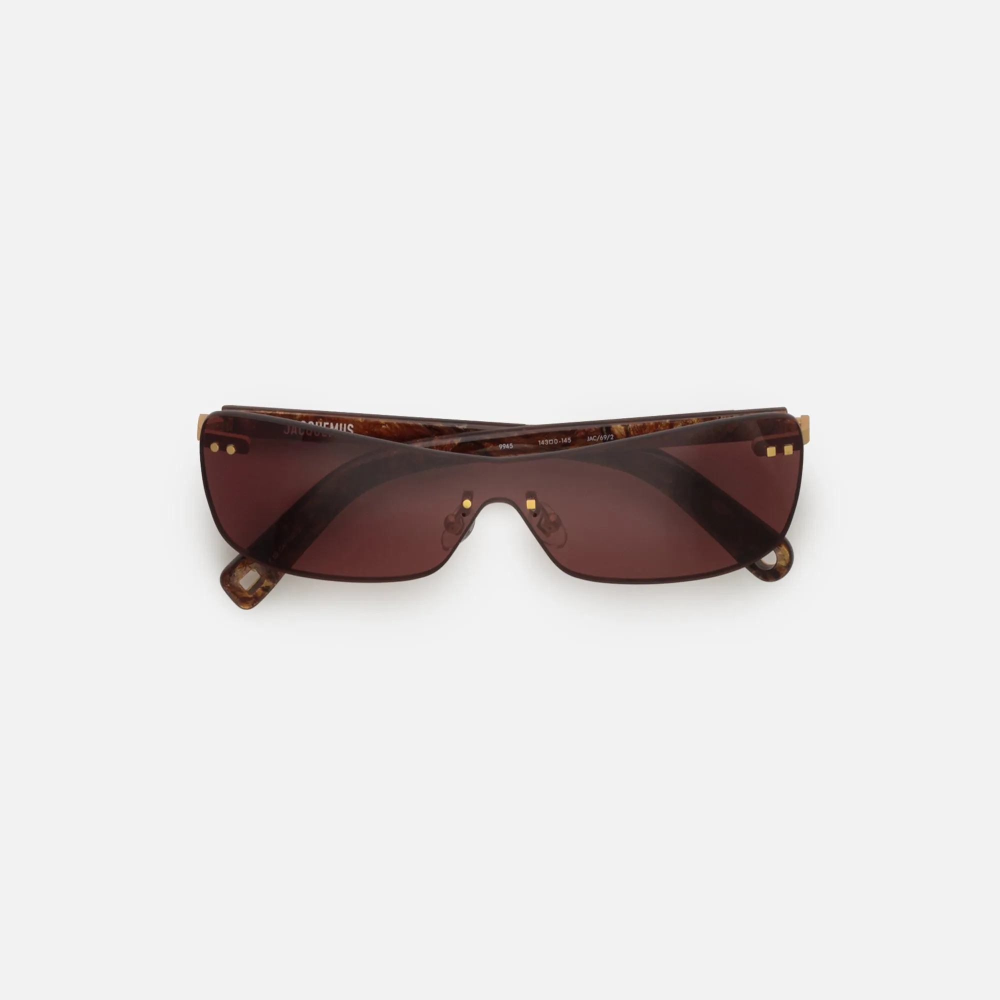 Jacquemus Jac69 Sunglasses - Burgundy sold by Kith product image thumbnail 3