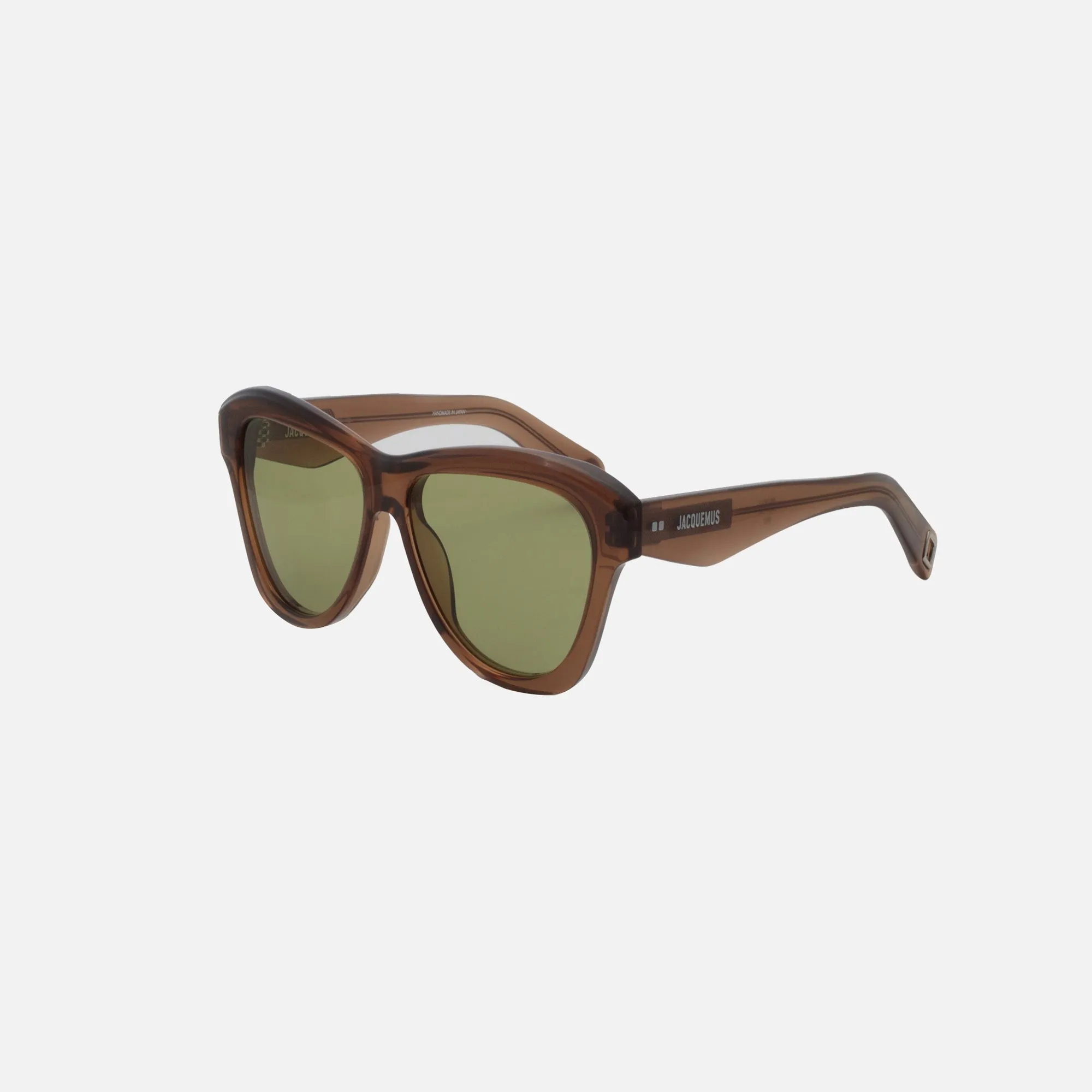 Jacquemus Jac59 Frames - Crystal Brown sold by Kith
