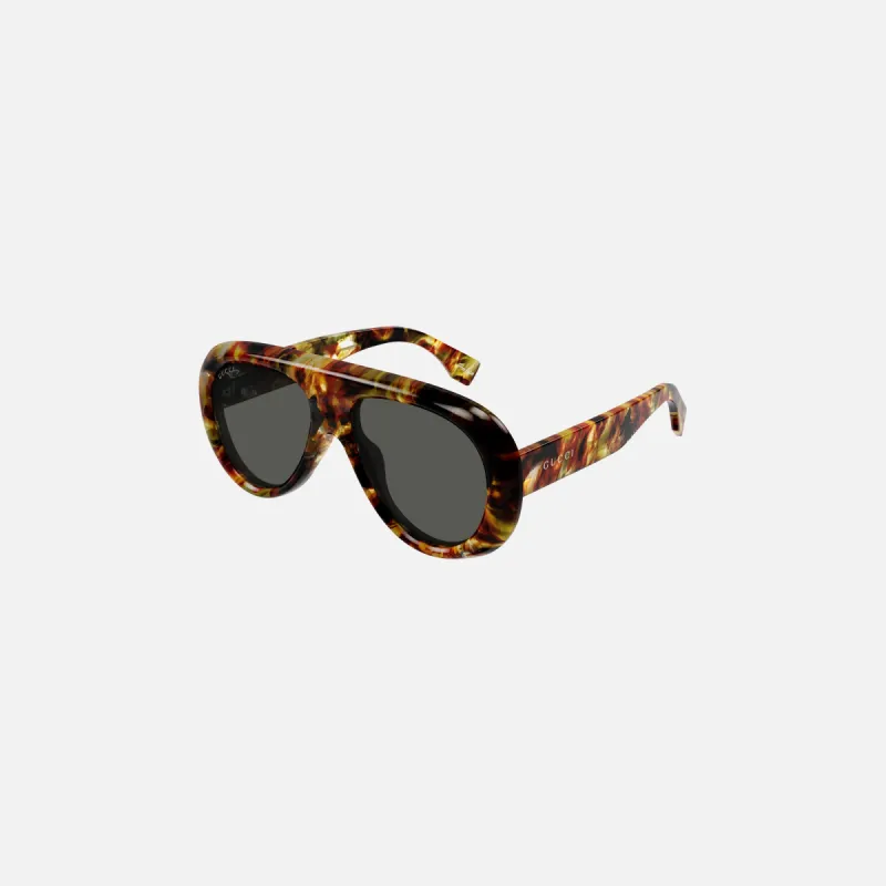 Gucci GG Frames 09S - Brown sold by Kith