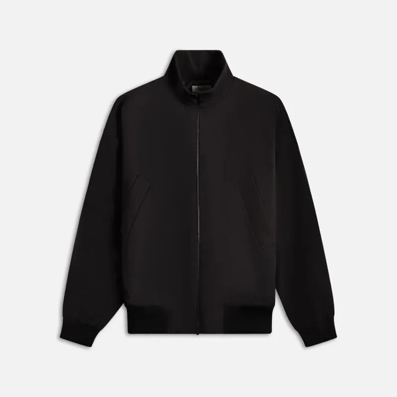 Fear of God High Neck Track Jacket - Black sold by Kith