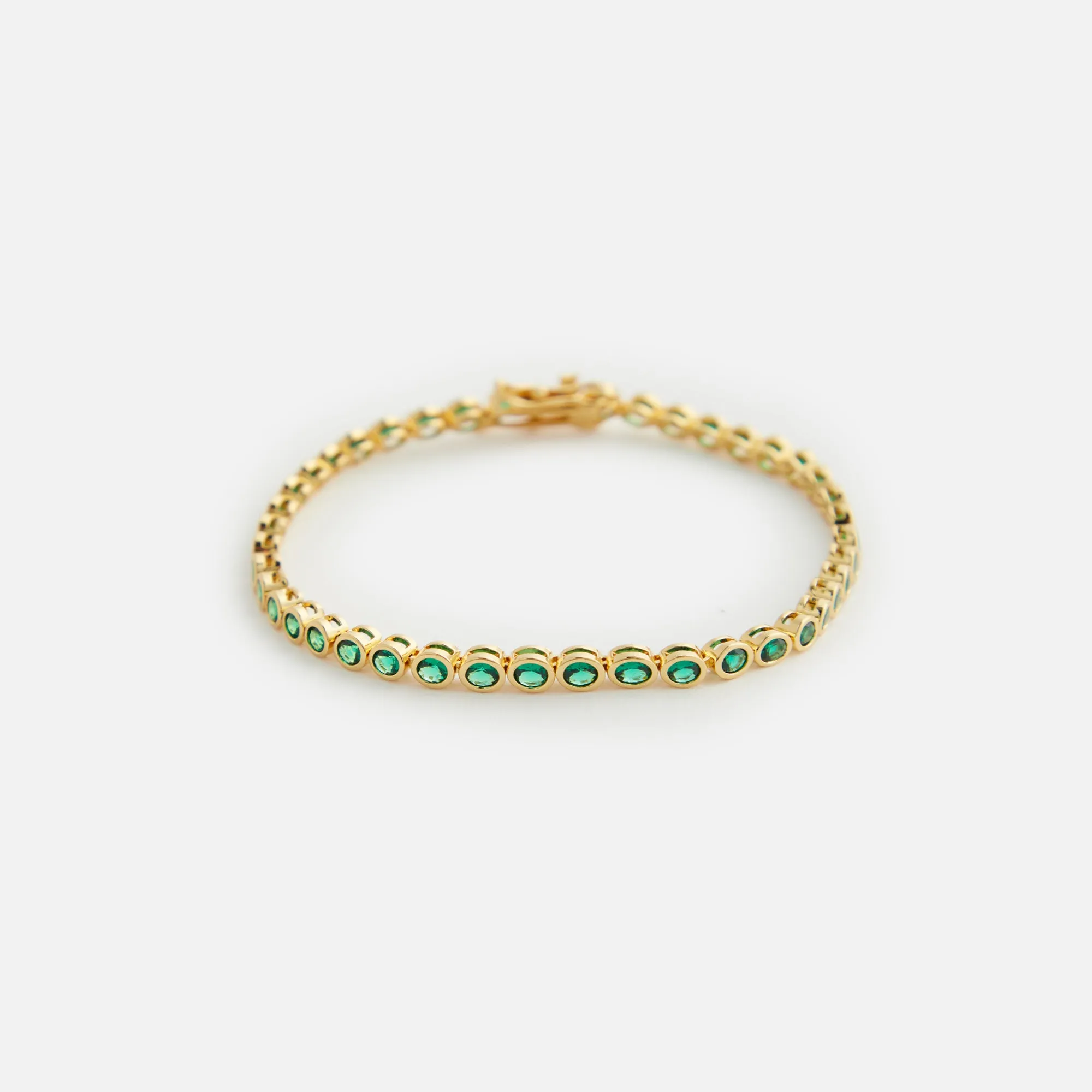 Crystal Haze Eternal Bracelet - Emerald sold by Kith